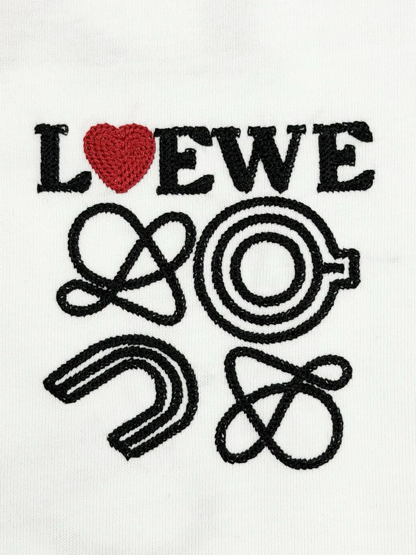 Embroidered Logo Cotton T-Shirt D13513378 — view 4