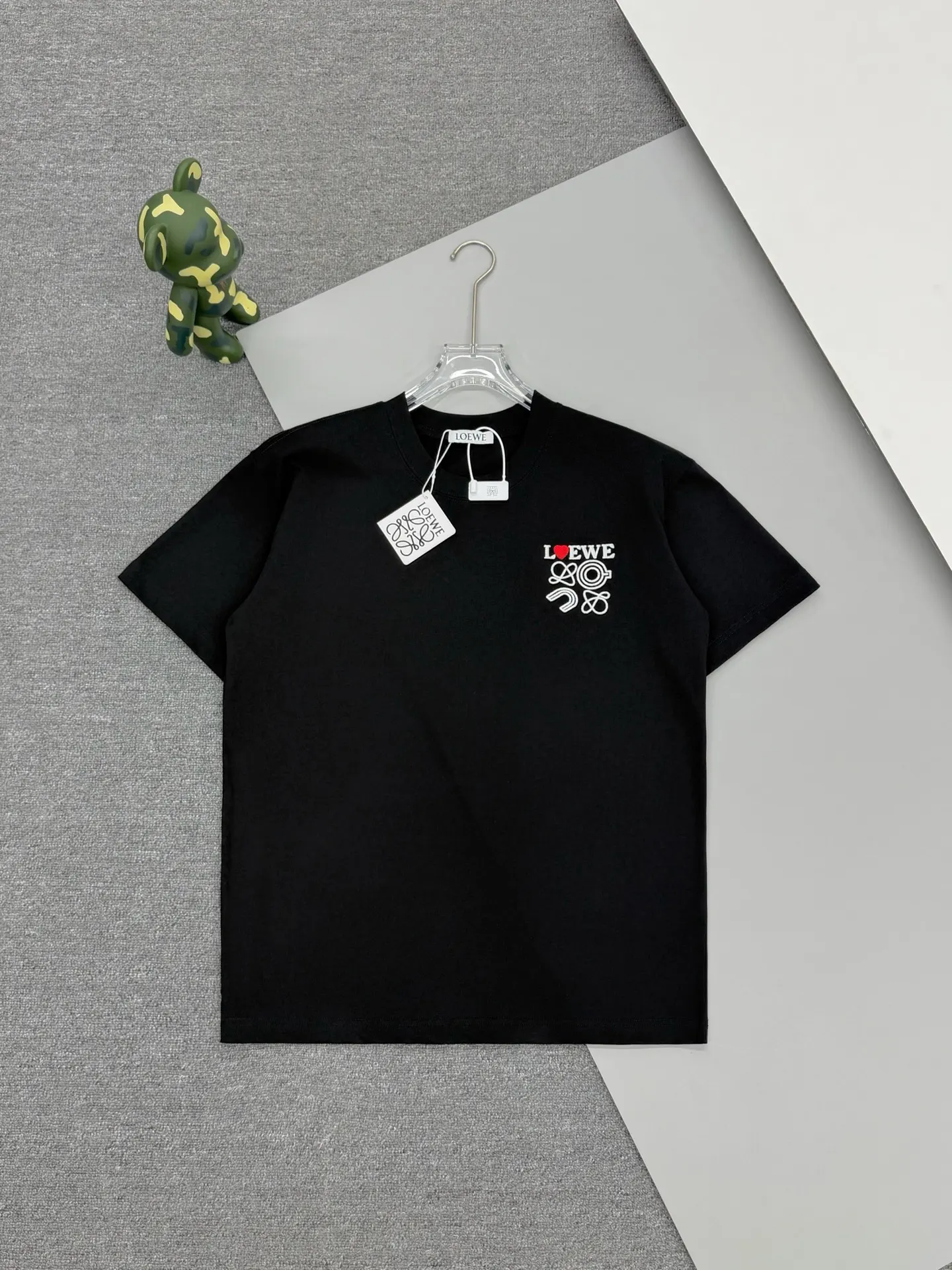 Logo Embroidery Heavyweight Cotton T-Shirt D13513379