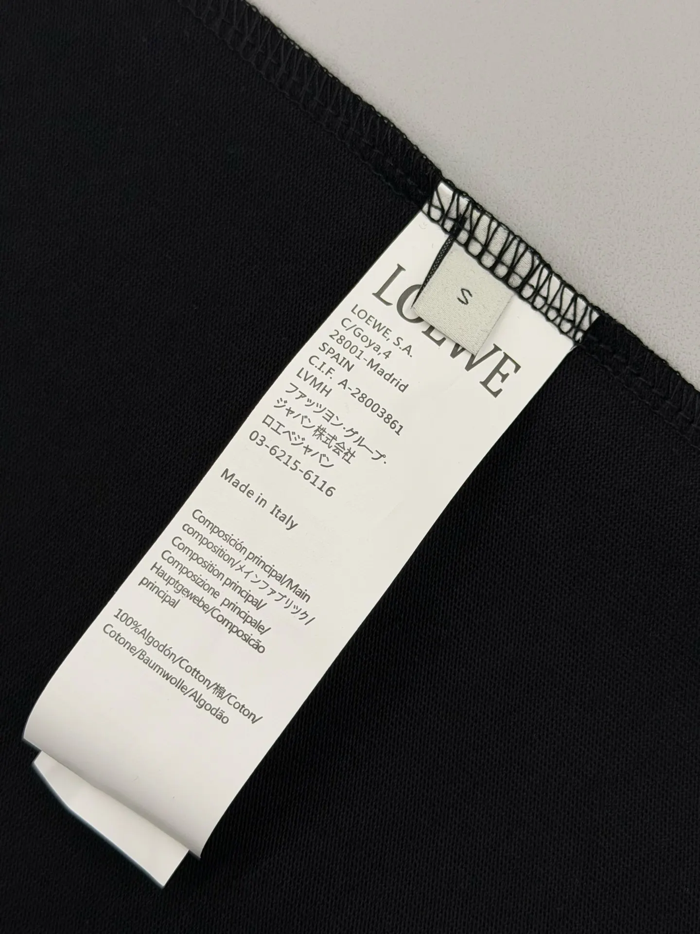 Logo Embroidery Heavyweight Cotton T-Shirt D13513379 — view 6