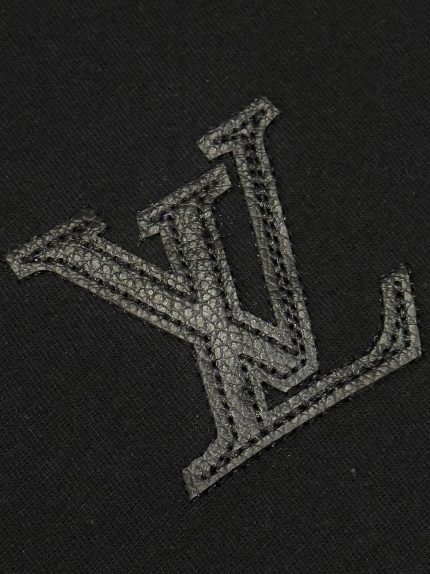 Leather Patch Logo Cotton T-Shirt D13513397 — view 5