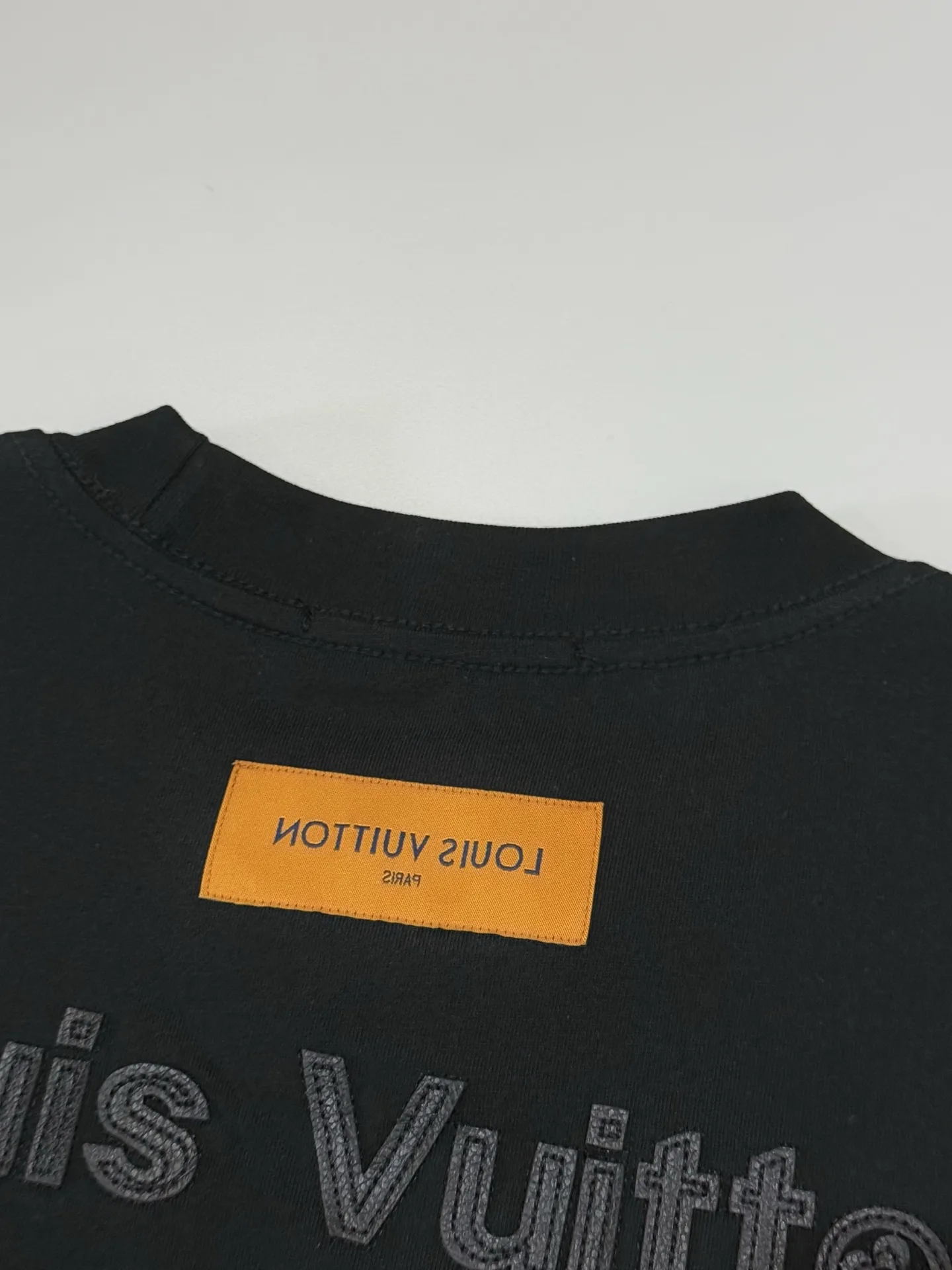 Leather Patch Logo Cotton T-Shirt D13513397 — view 6