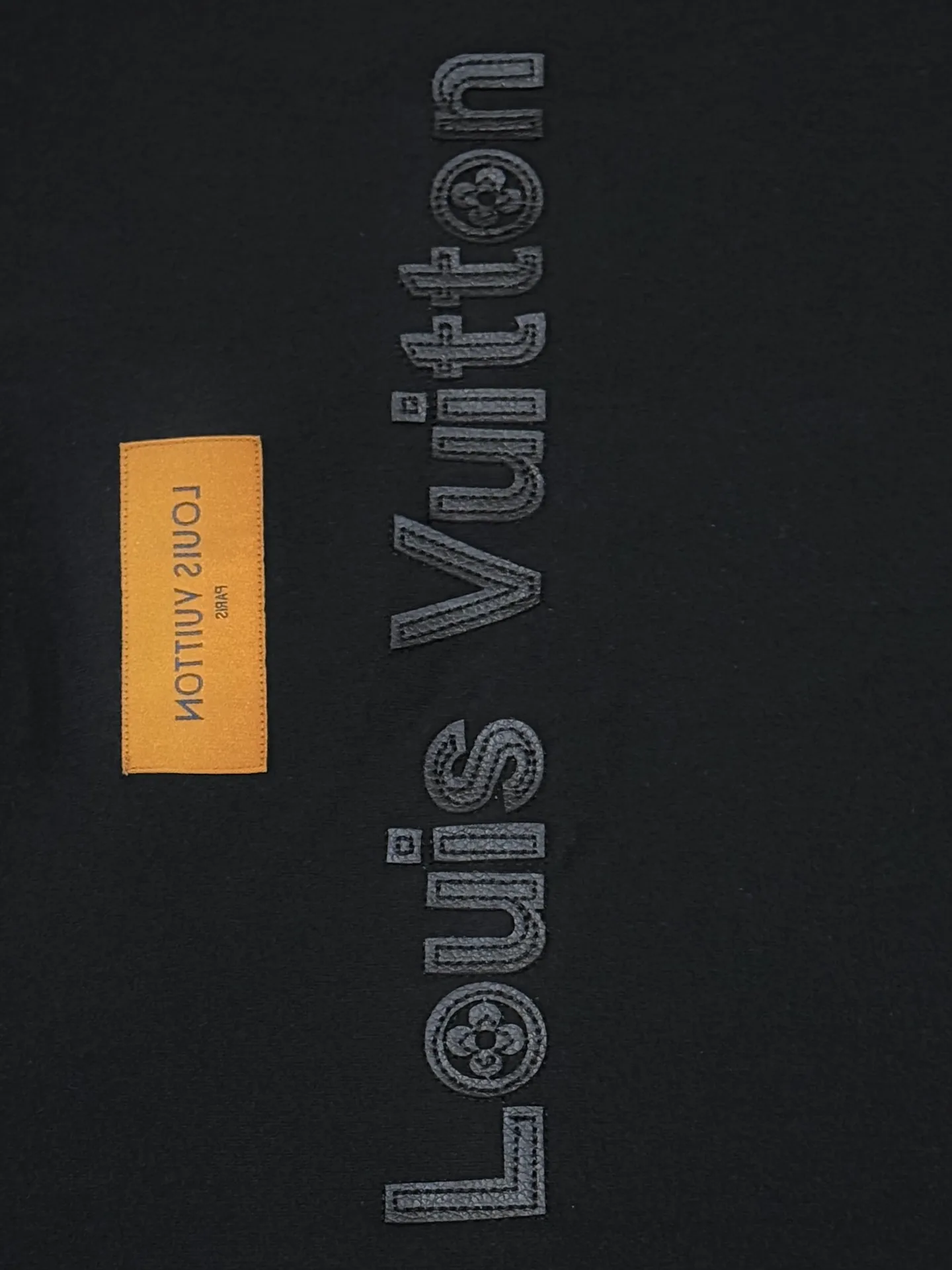Leather Patch Logo Cotton T-Shirt D13513397 — view 7