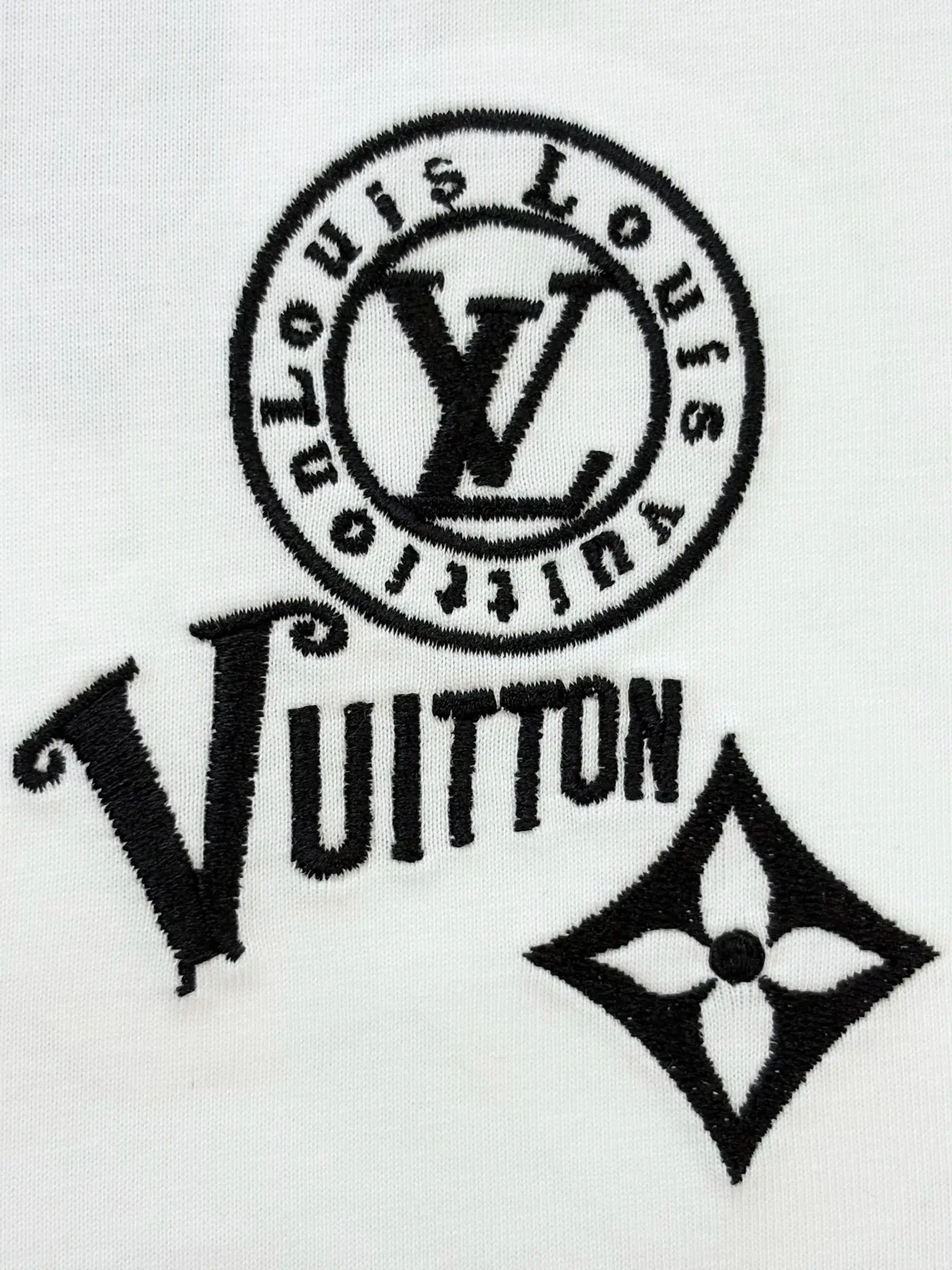 Embroidered Logo Cotton T-Shirt D13513356 — view 4