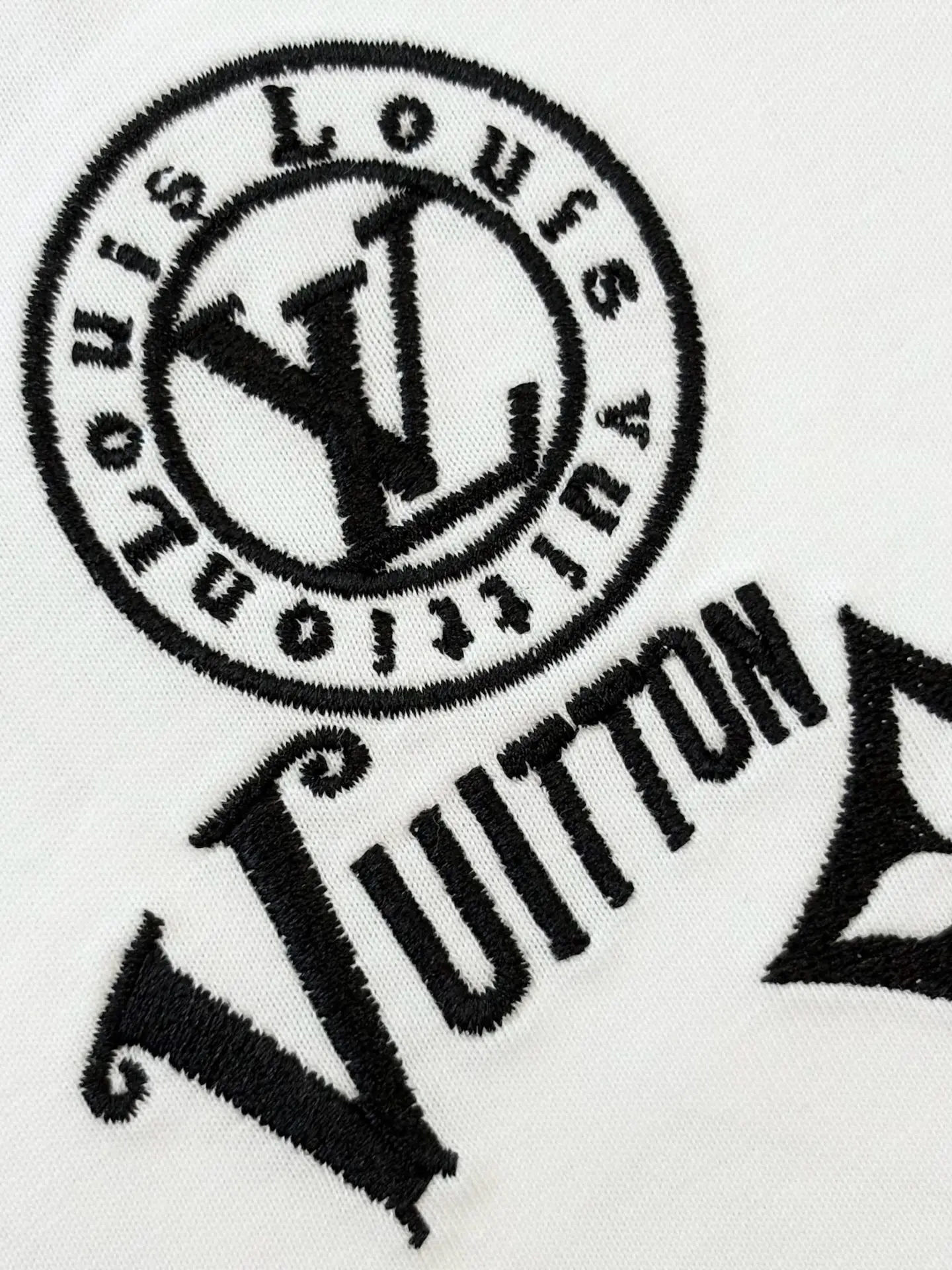 Embroidered Logo Cotton T-Shirt D13513356 — view 5