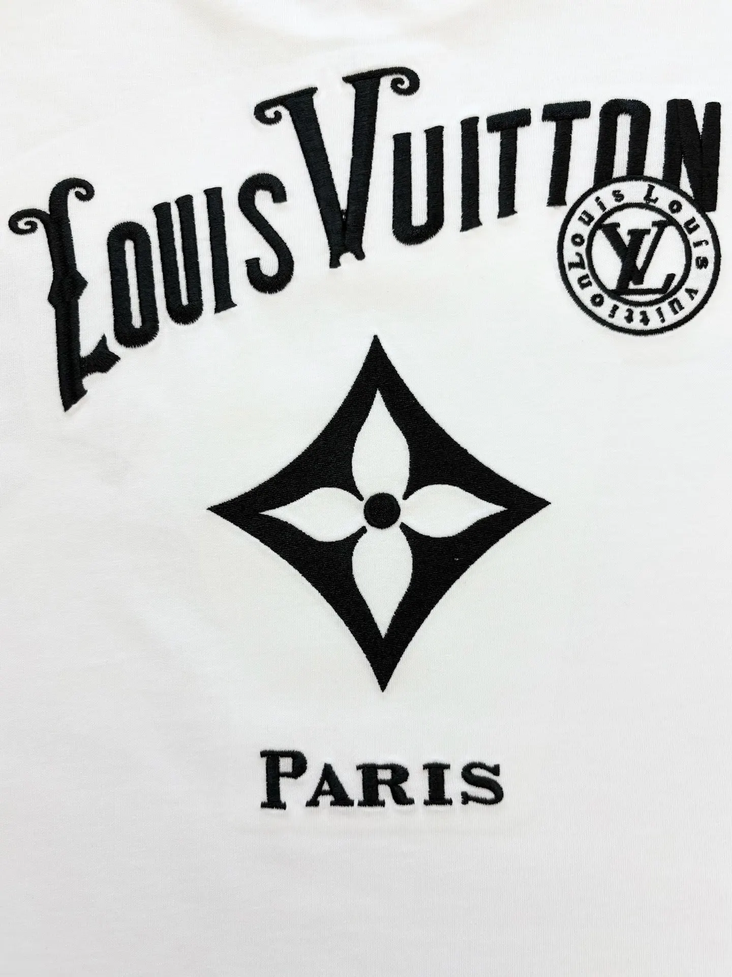 Embroidered Logo Cotton T-Shirt D13513356 — view 6