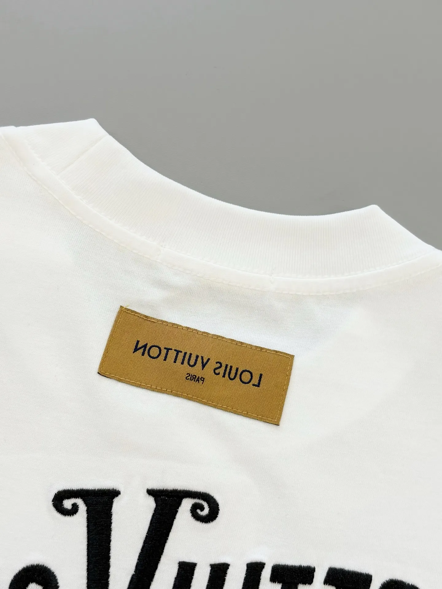 Embroidered Logo Cotton T-Shirt D13513356 — view 7