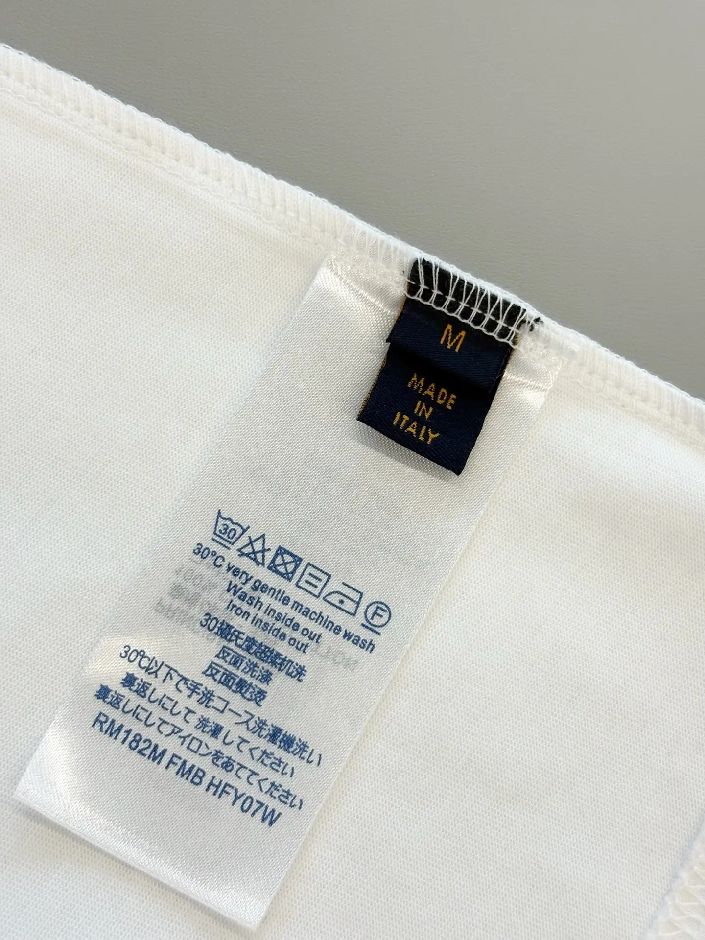 Embroidered Logo Cotton T-Shirt D13513356 — view 9