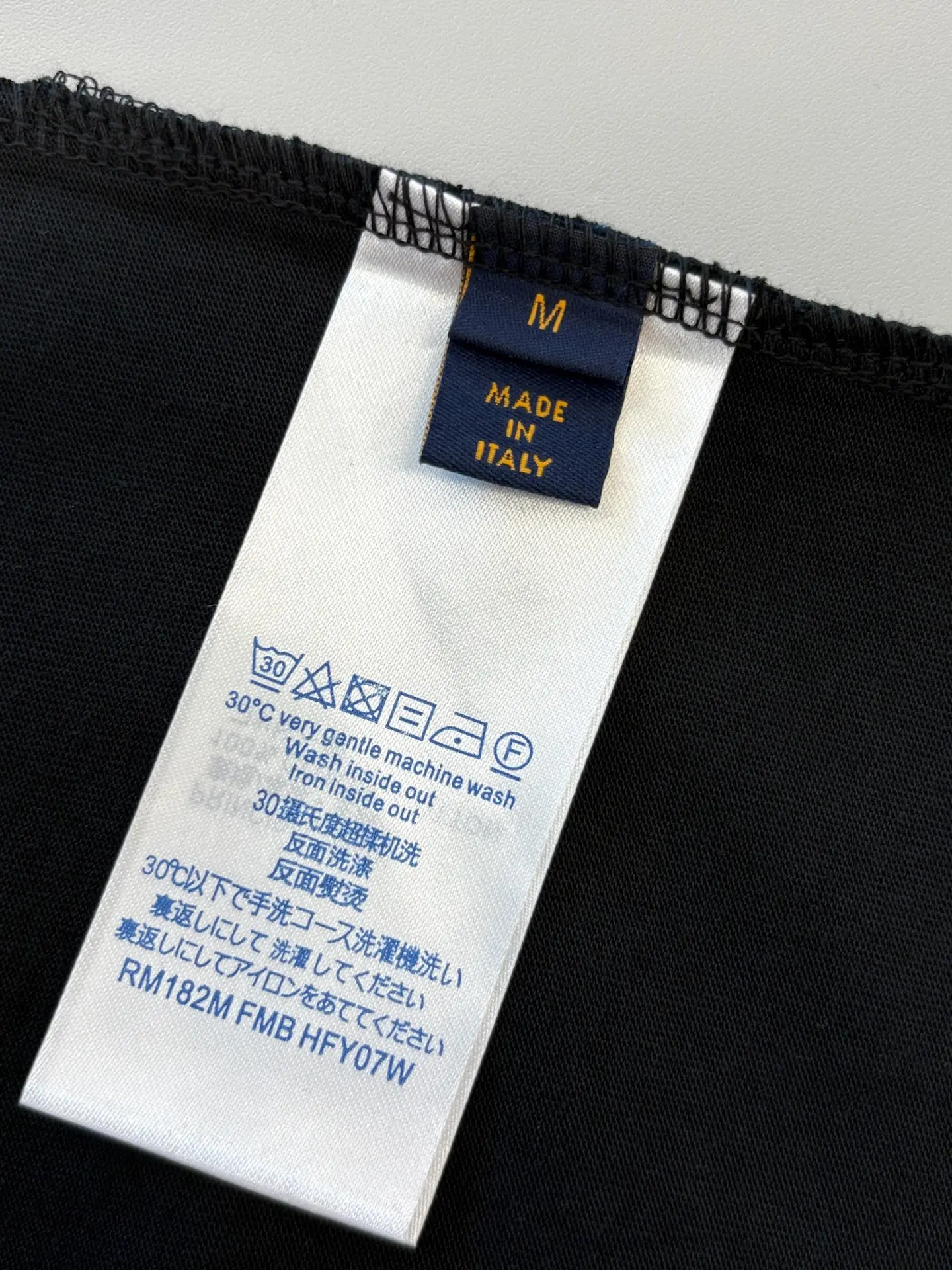 Embroidered Logo Cotton T-Shirt D13513385 — view 9
