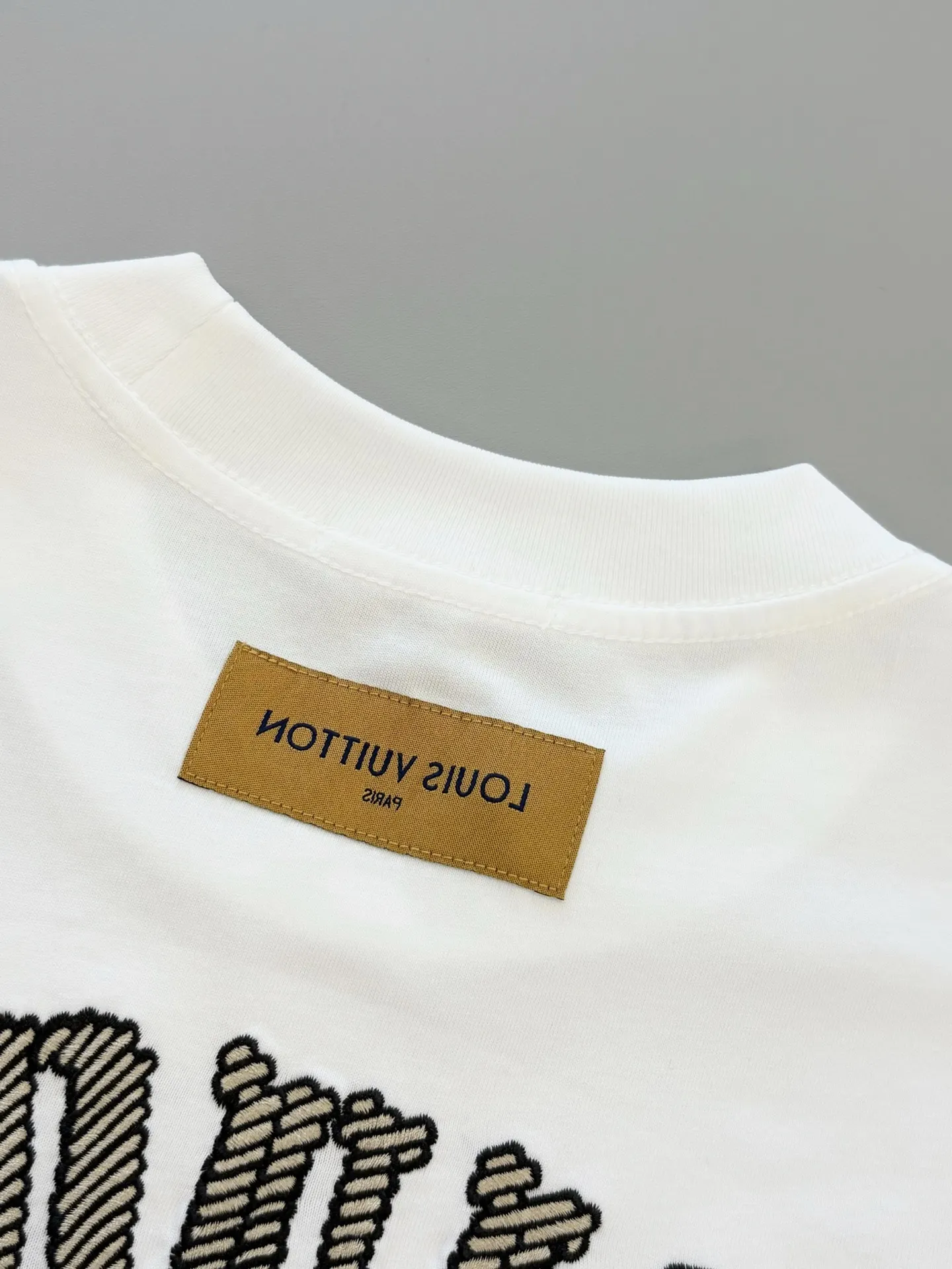 Embroidered Logo Cotton T-Shirt D13513384 — view 7