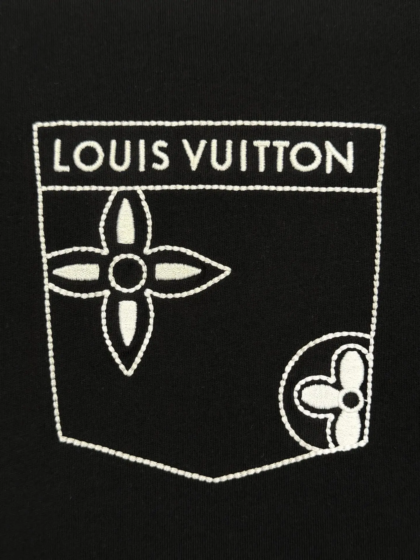 Embroidered Monogram Pocket T-Shirt D13513373 — view 4