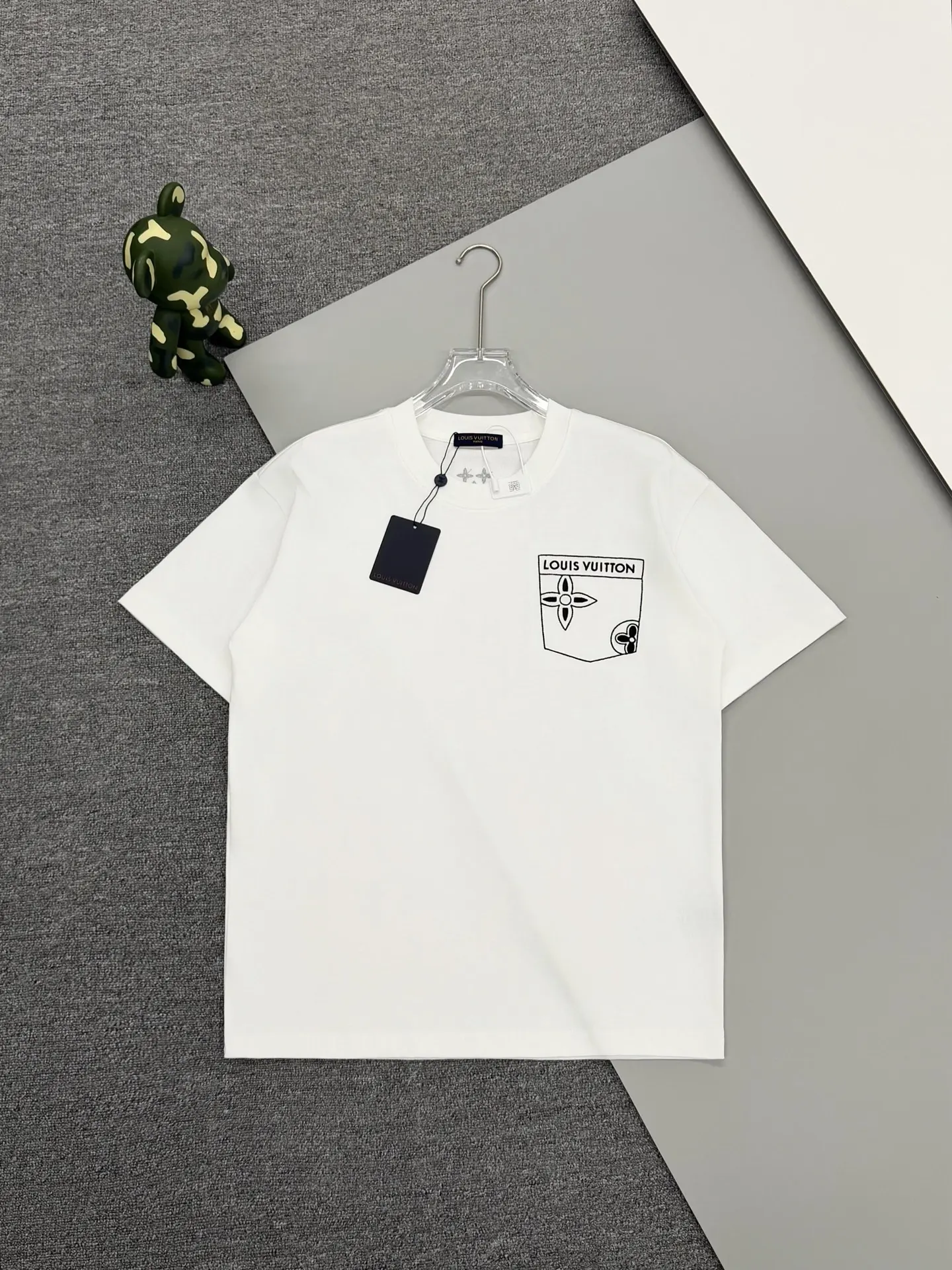 Embroidered Logo Cotton T-Shirt D13513372