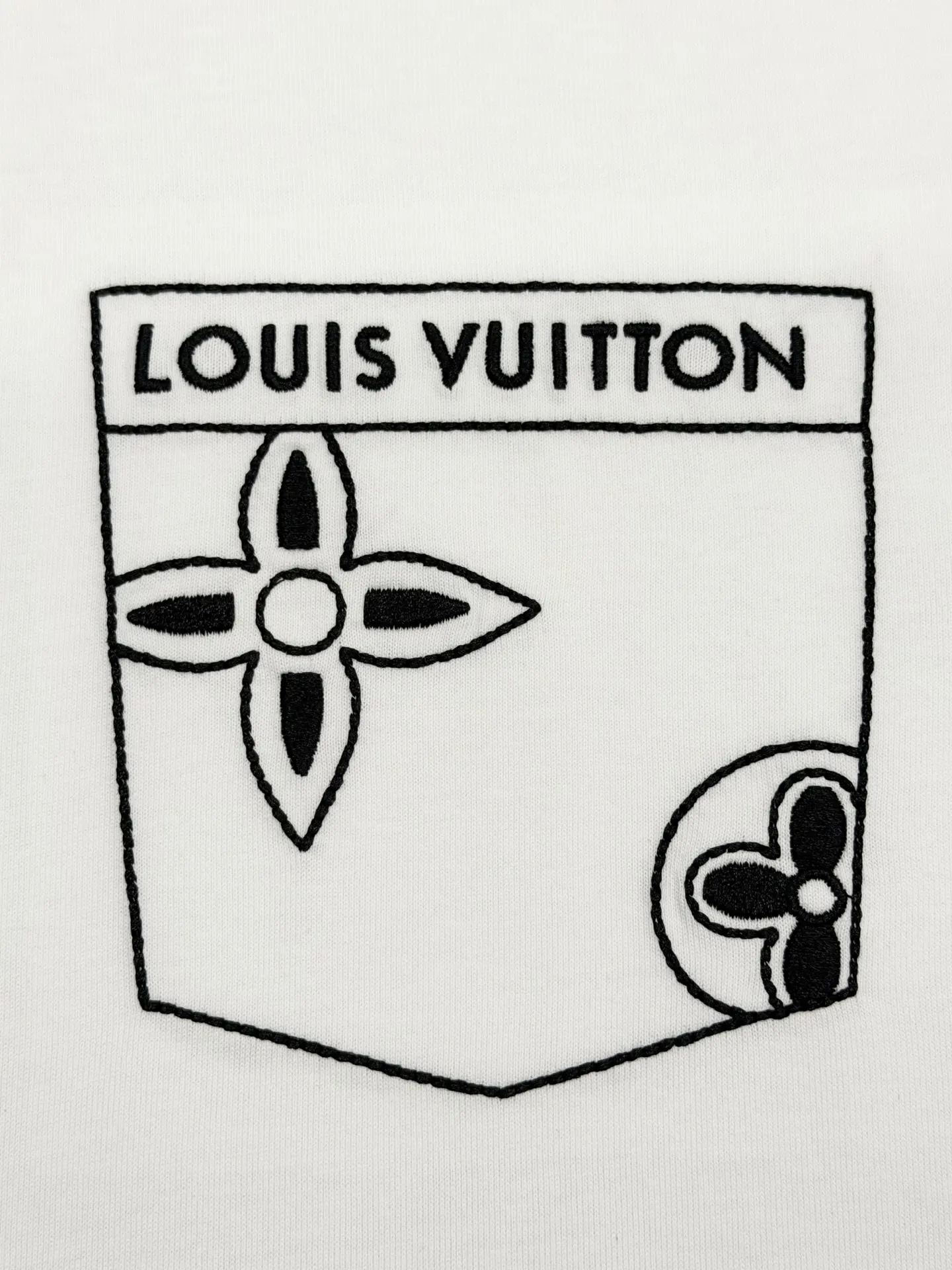 Embroidered Logo Cotton T-Shirt D13513372 — view 4