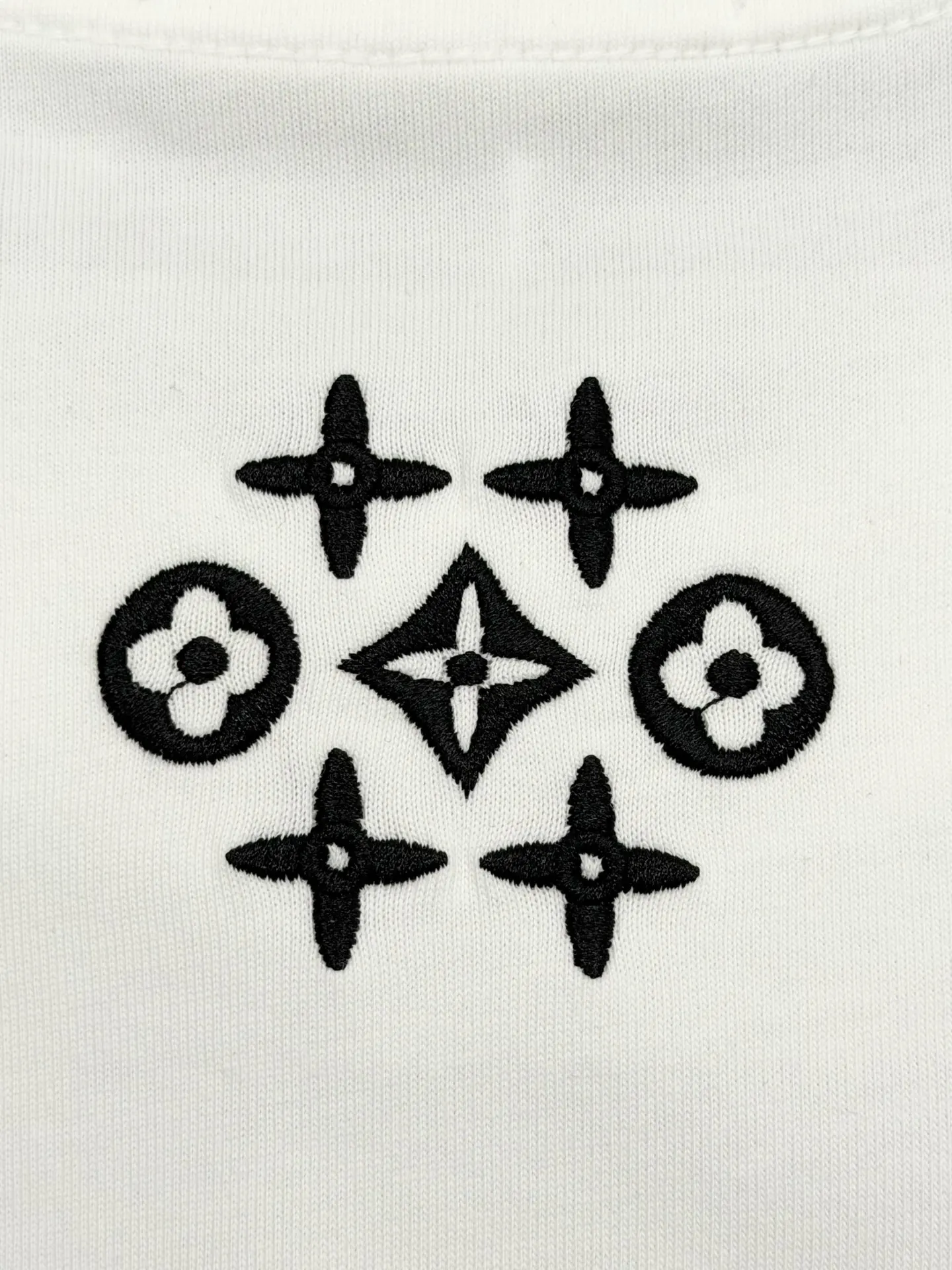 Embroidered Logo Cotton T-Shirt D13513372 — view 7