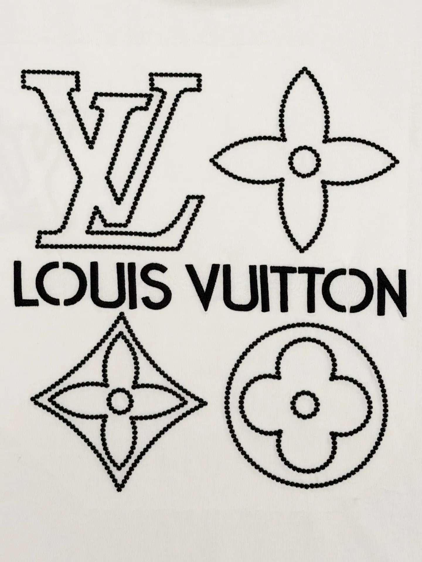 Embroidered Logo Cotton T-Shirt D13513350 — view 7