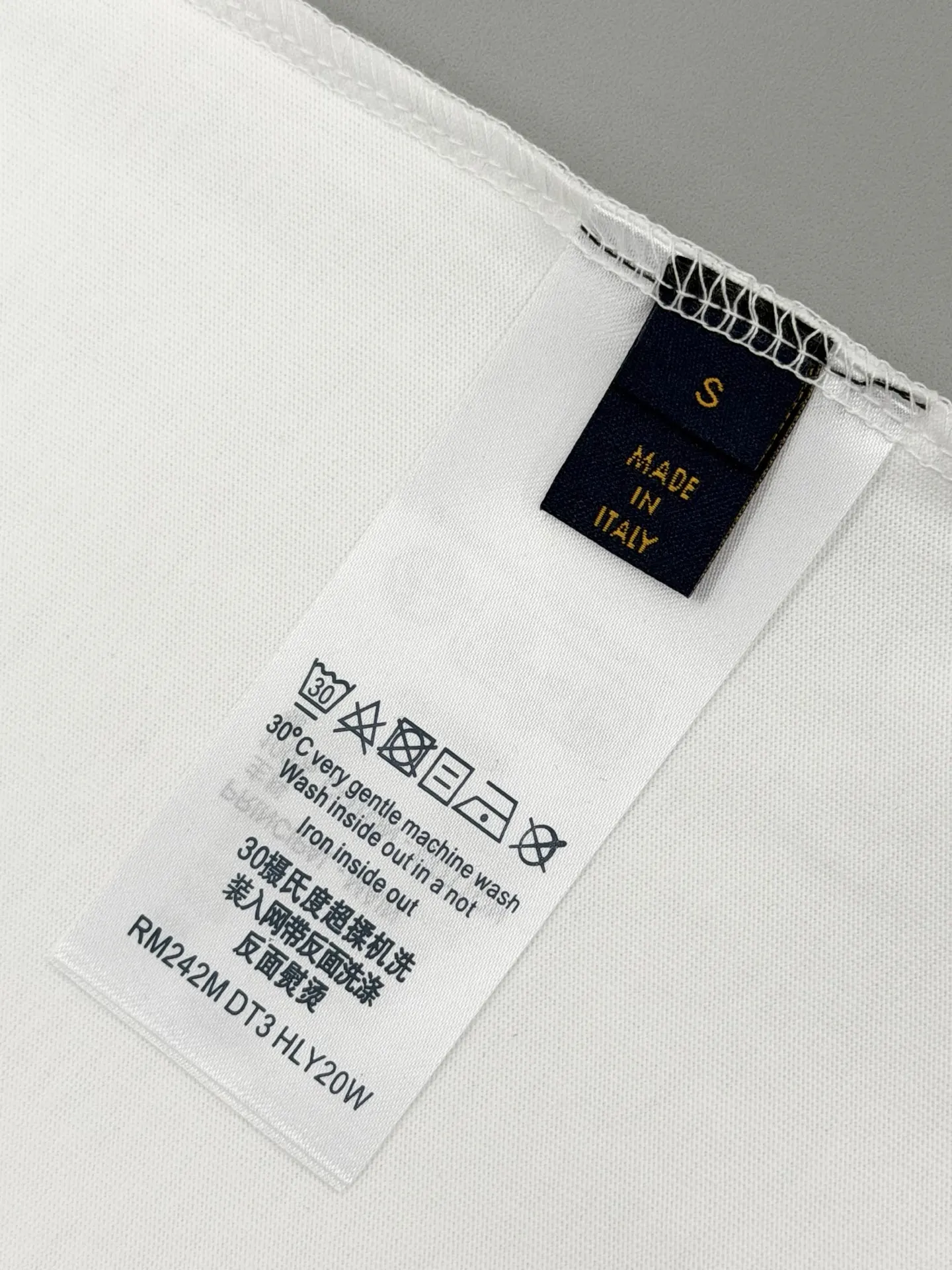 Embroidered Logo Cotton T-Shirt D13513350 — view 8