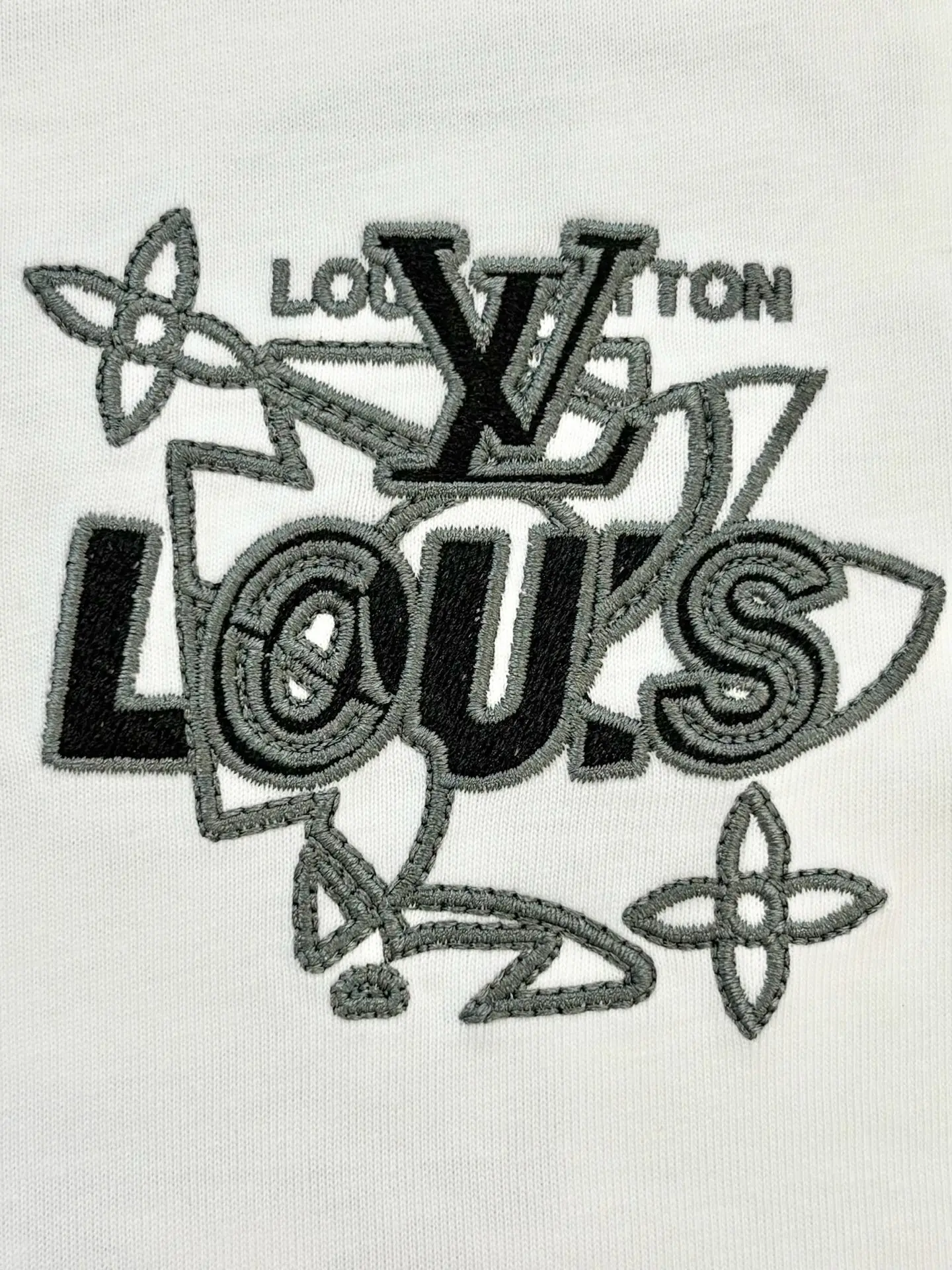 Embroidered Logo Cotton T-Shirt D13513352 — view 4