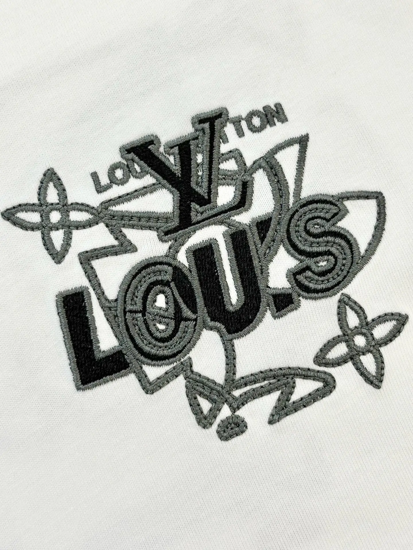 Embroidered Logo Cotton T-Shirt D13513352 — view 5
