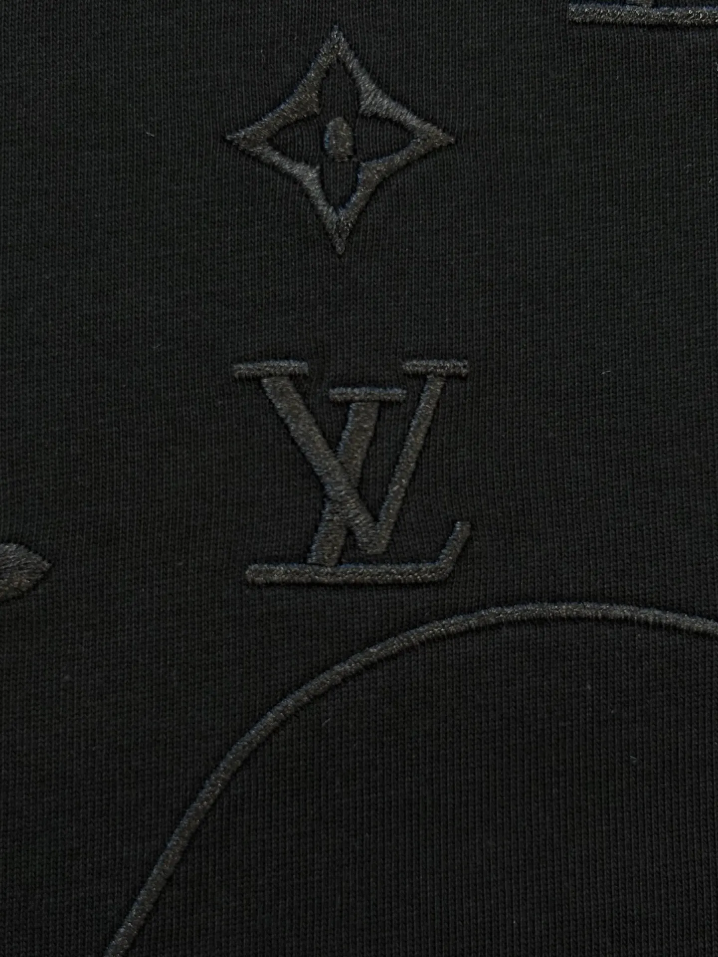 Monogram Embroidered Cotton T-Shirt D13513084 — view 5