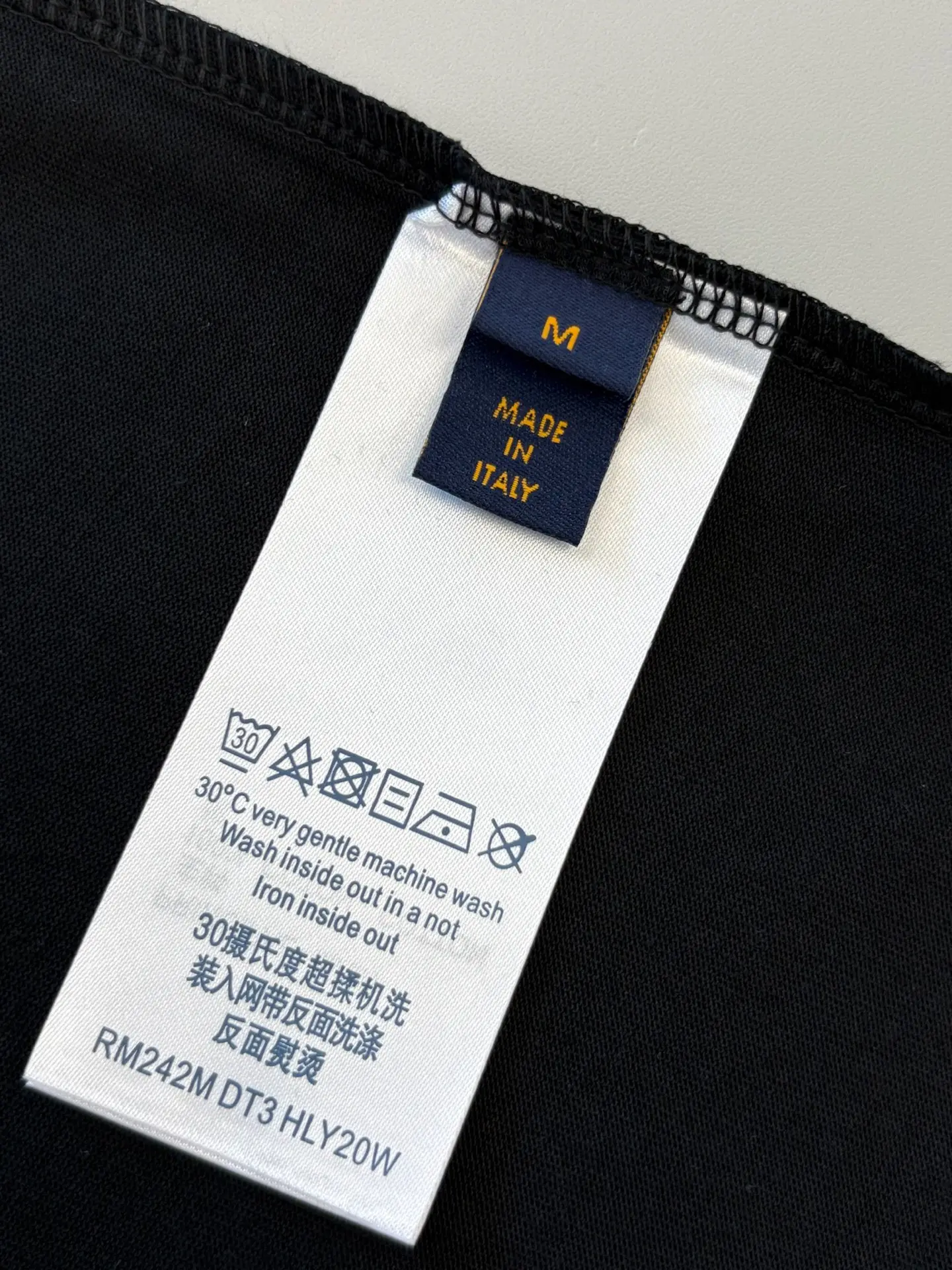 Monogram Embroidered Cotton T-Shirt D13513084 — view 9