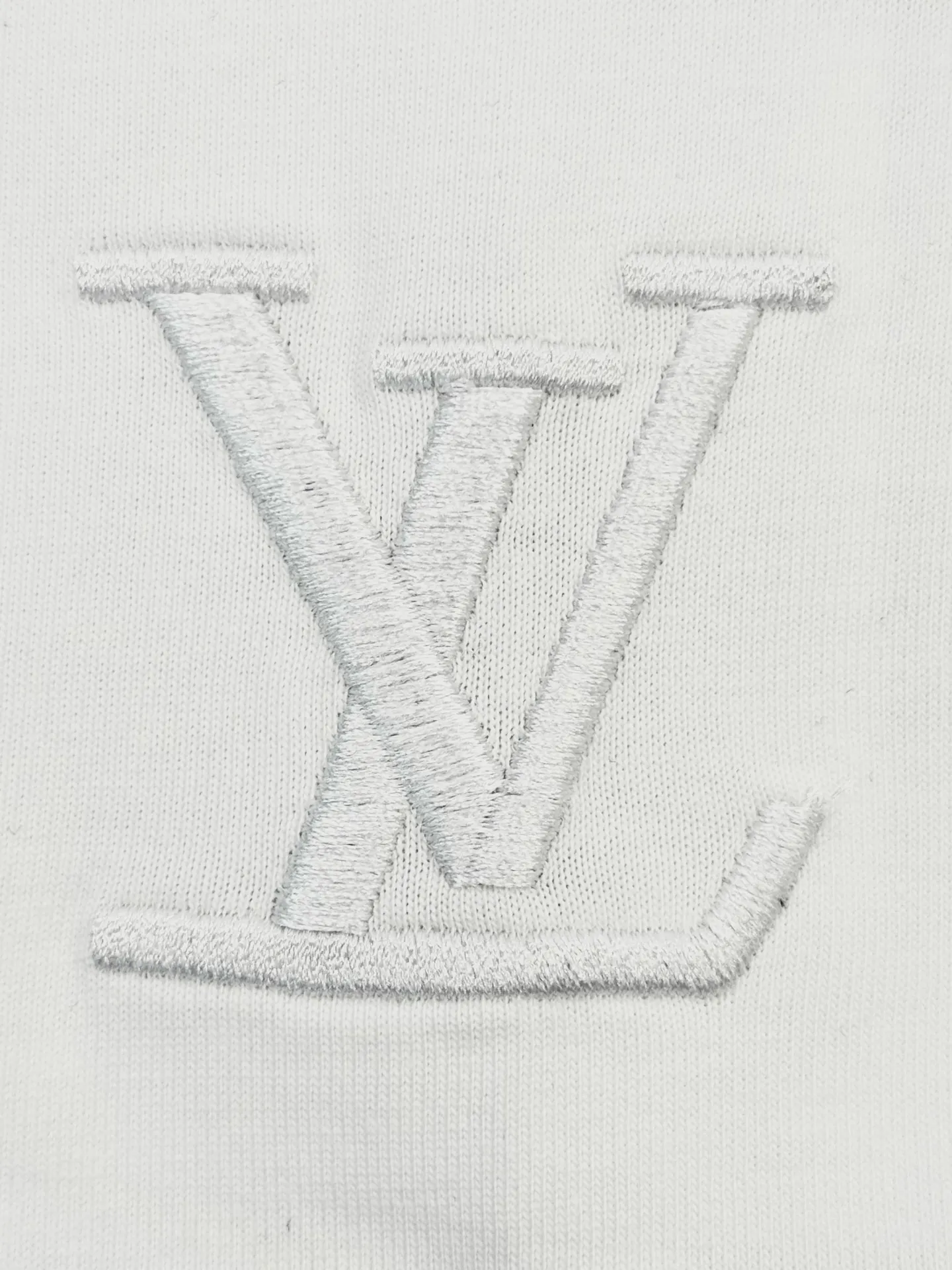 Monogram Embroidered Cotton T-Shirt D13513083 — view 6