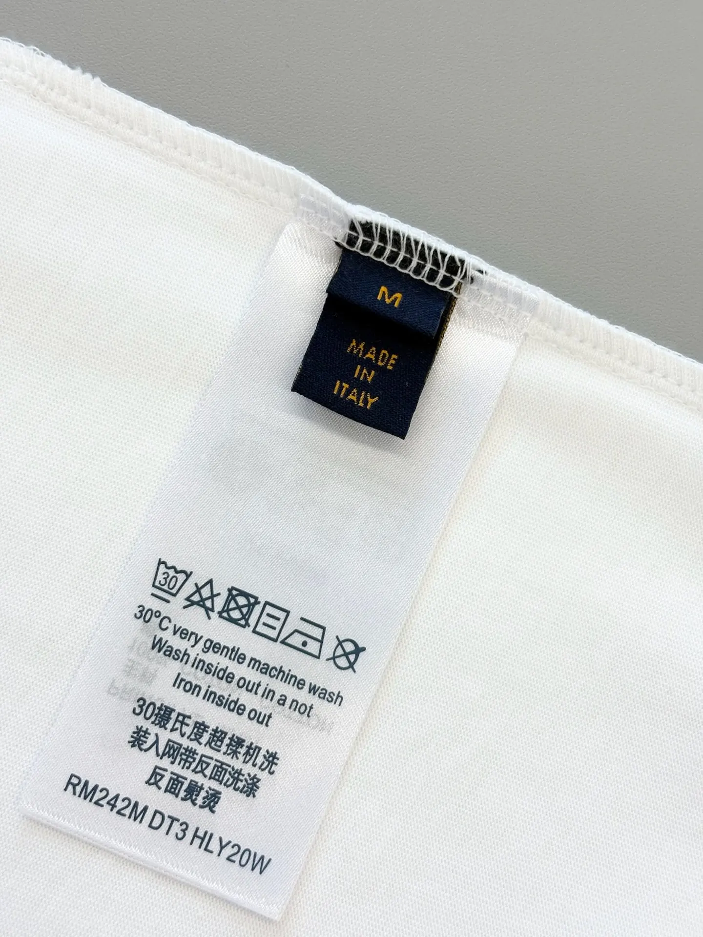 Monogram Embroidered Cotton T-Shirt D13513083 — view 9