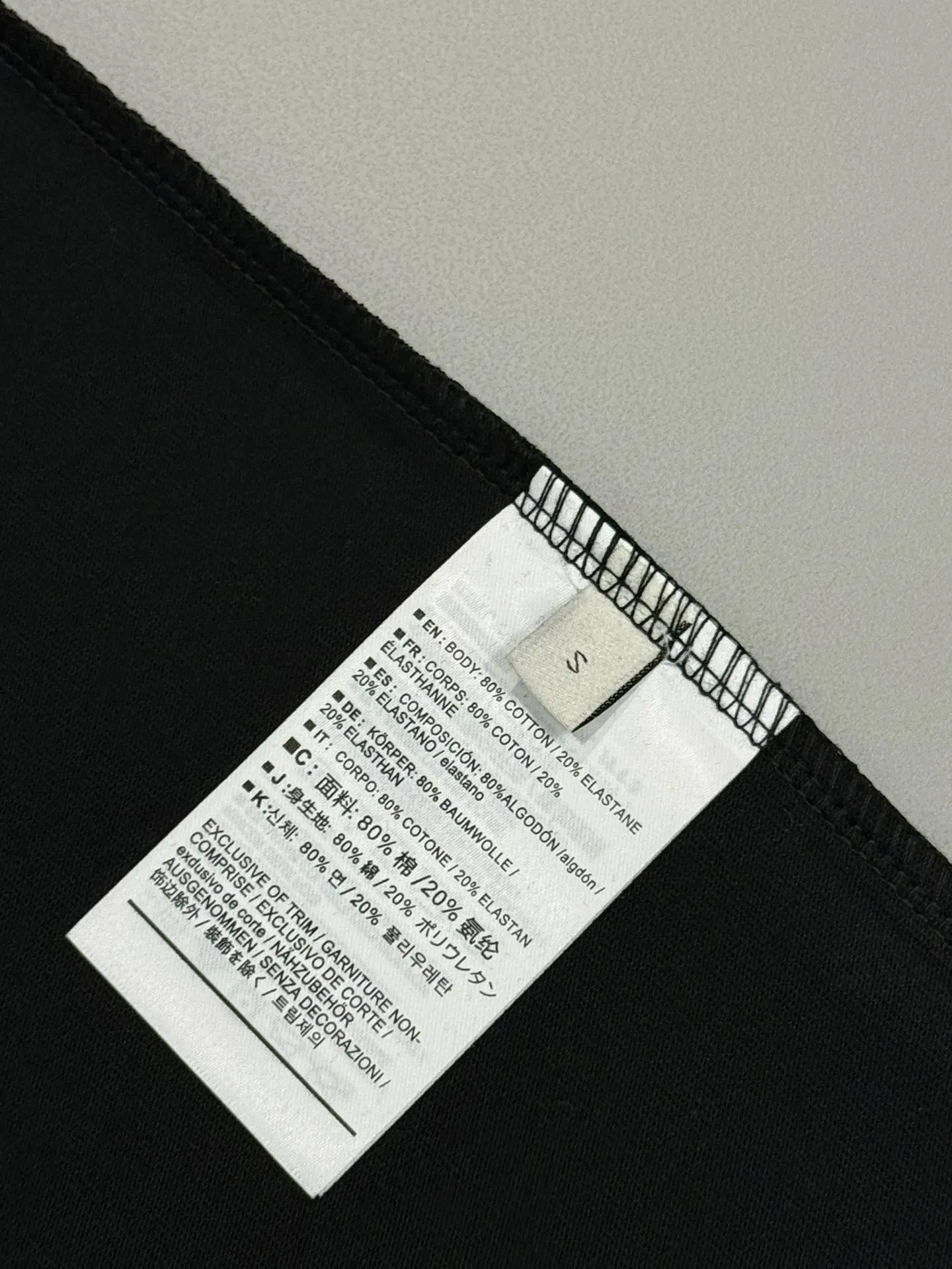 Embroidered Logo Cotton T-Shirt D13513341 — view 8