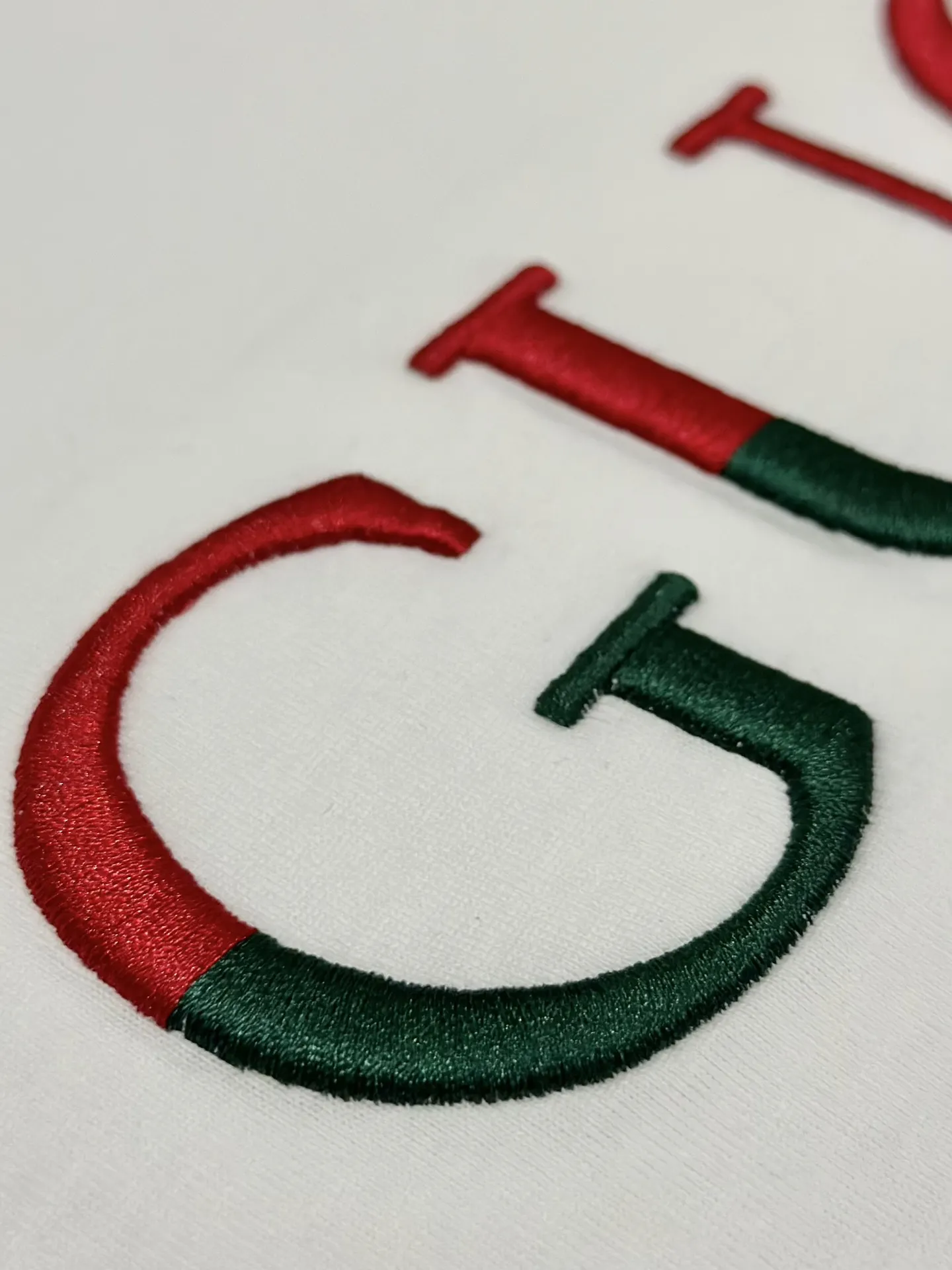 Logo Embroidered Web-Stripe Cotton T-Shirt D13513342 — view 5