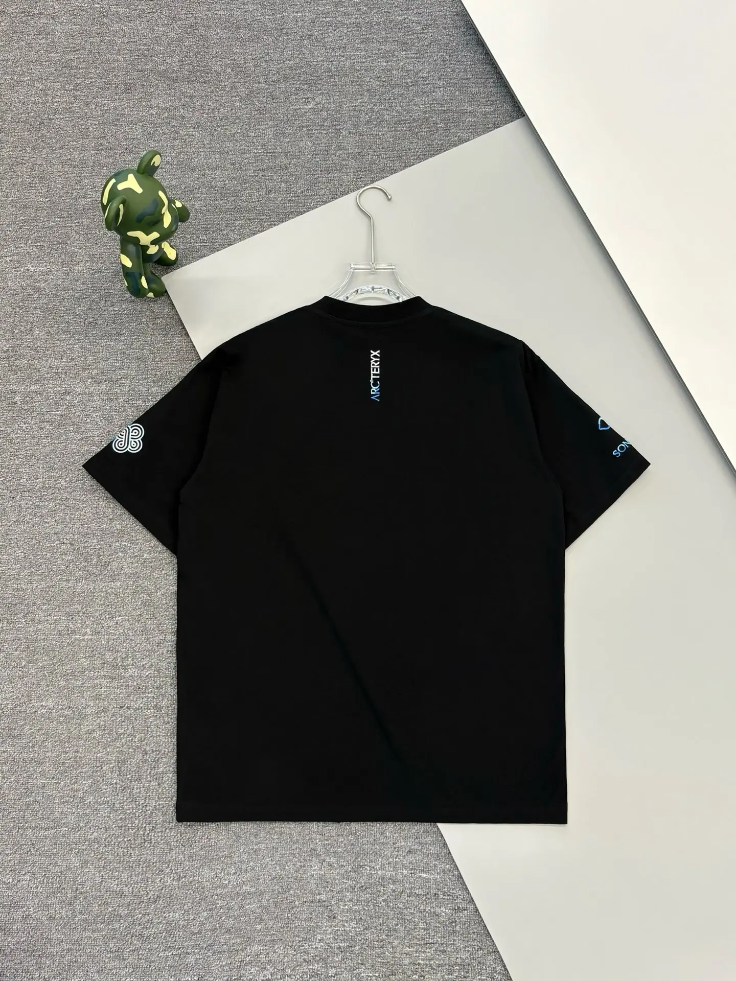 Embroidered Gradient Logo Cotton T-Shirt D13513086 — view 2