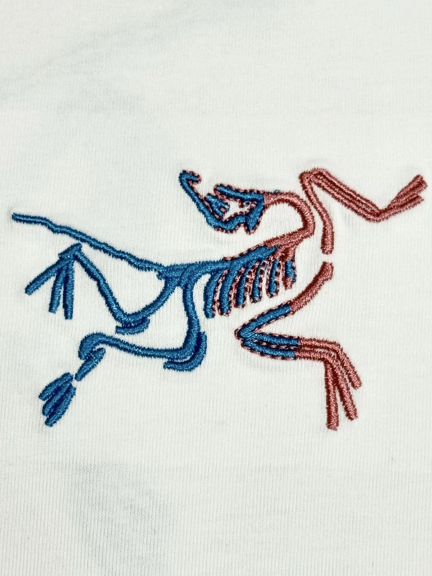 Gradient Bird Logo Cotton T-Shirt D13513348 — view 4