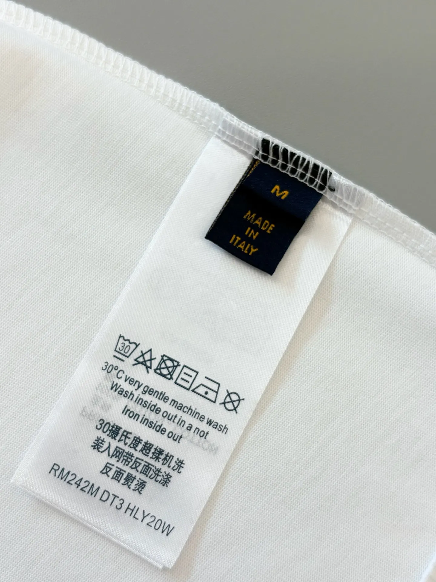 Embroidered Logo Cotton T-Shirt D13513394 — view 9