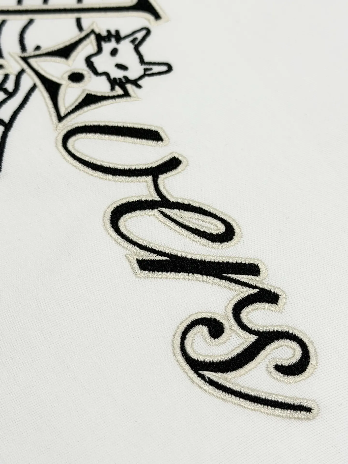 LV Lovers Fox Embroidered Cotton T-Shirt D13513368 — view 6