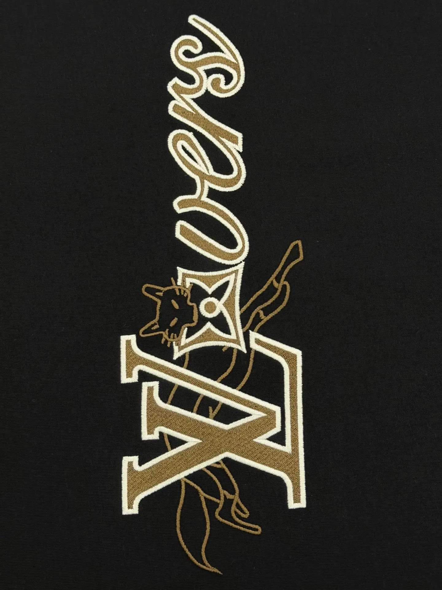 LV Lovers Fox Embroidered Cotton T-Shirt D13513369 — view 4