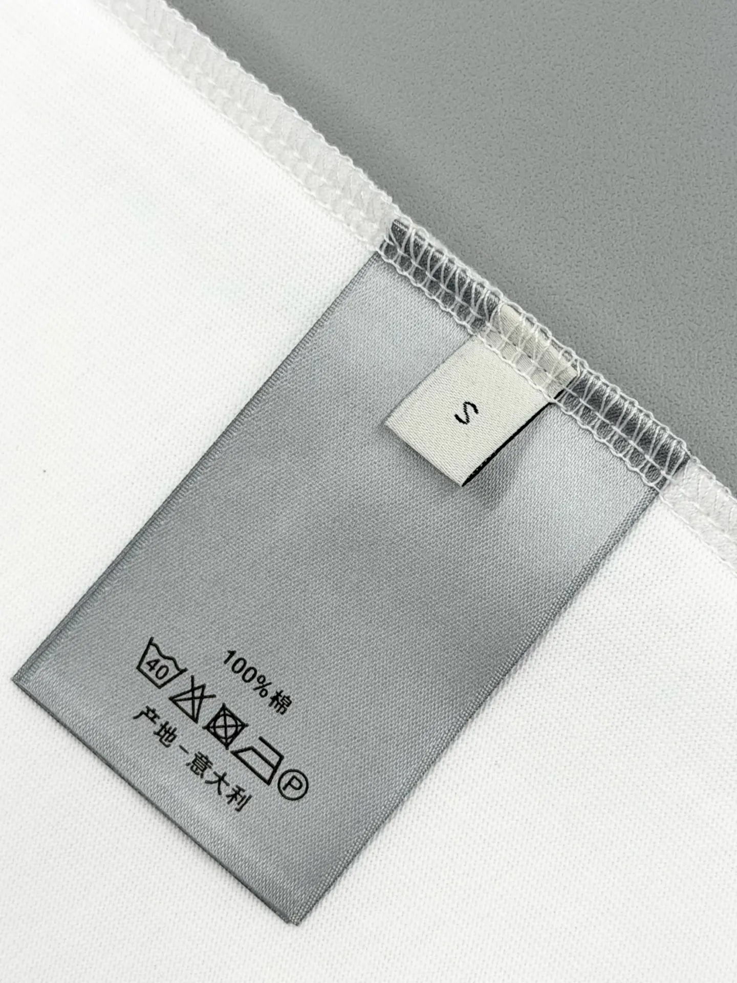 Logo Embroidered Heavyweight Cotton T-Shirt D13513370 — view 8