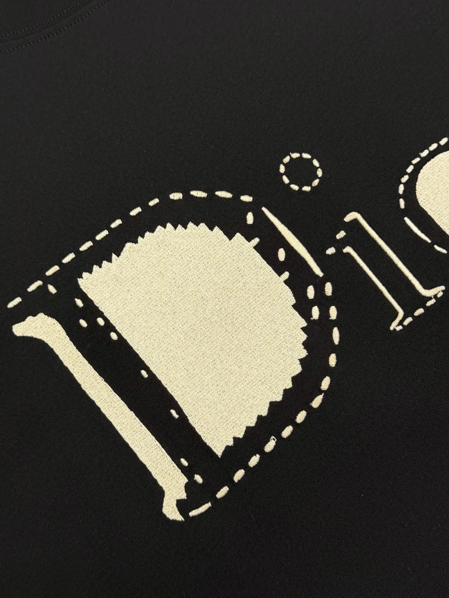 Embroidered Logo Cotton T-Shirt D13513371 — view 4