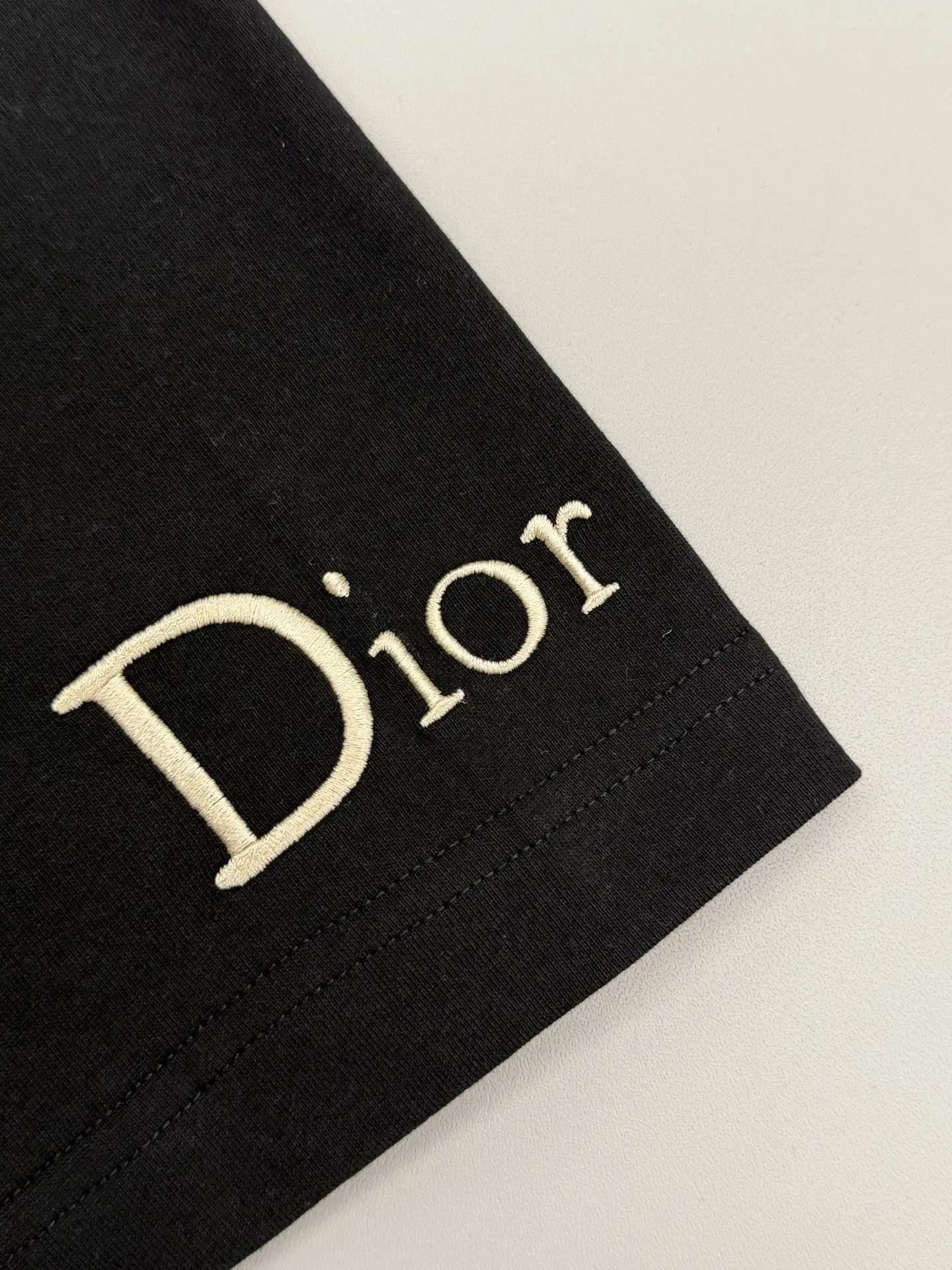 Embroidered Logo Cotton T-Shirt D13513371 — view 8