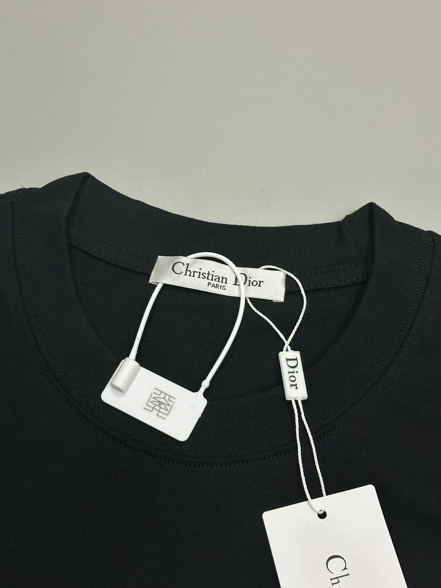 Oblique Logo Patch Bee Embroidered T-Shirt D13513345 — view 3