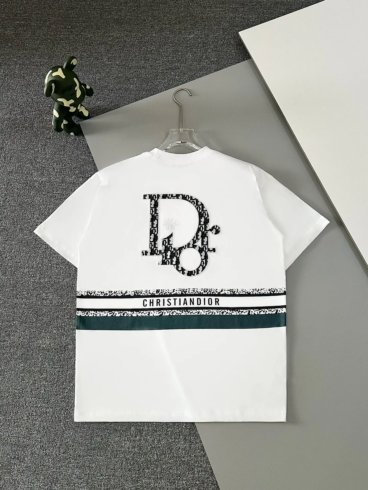 Logo Appliqué Cotton Jersey T-Shirt D13513400 — view 2