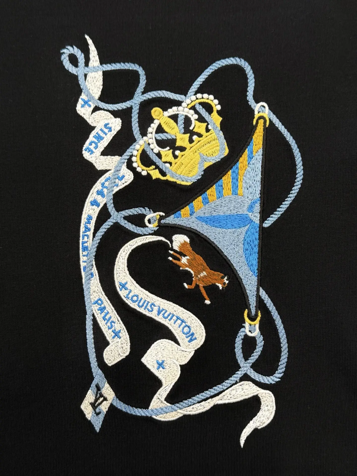 Embroidered Crown Logo Cotton T-Shirt D14013237 — view 6