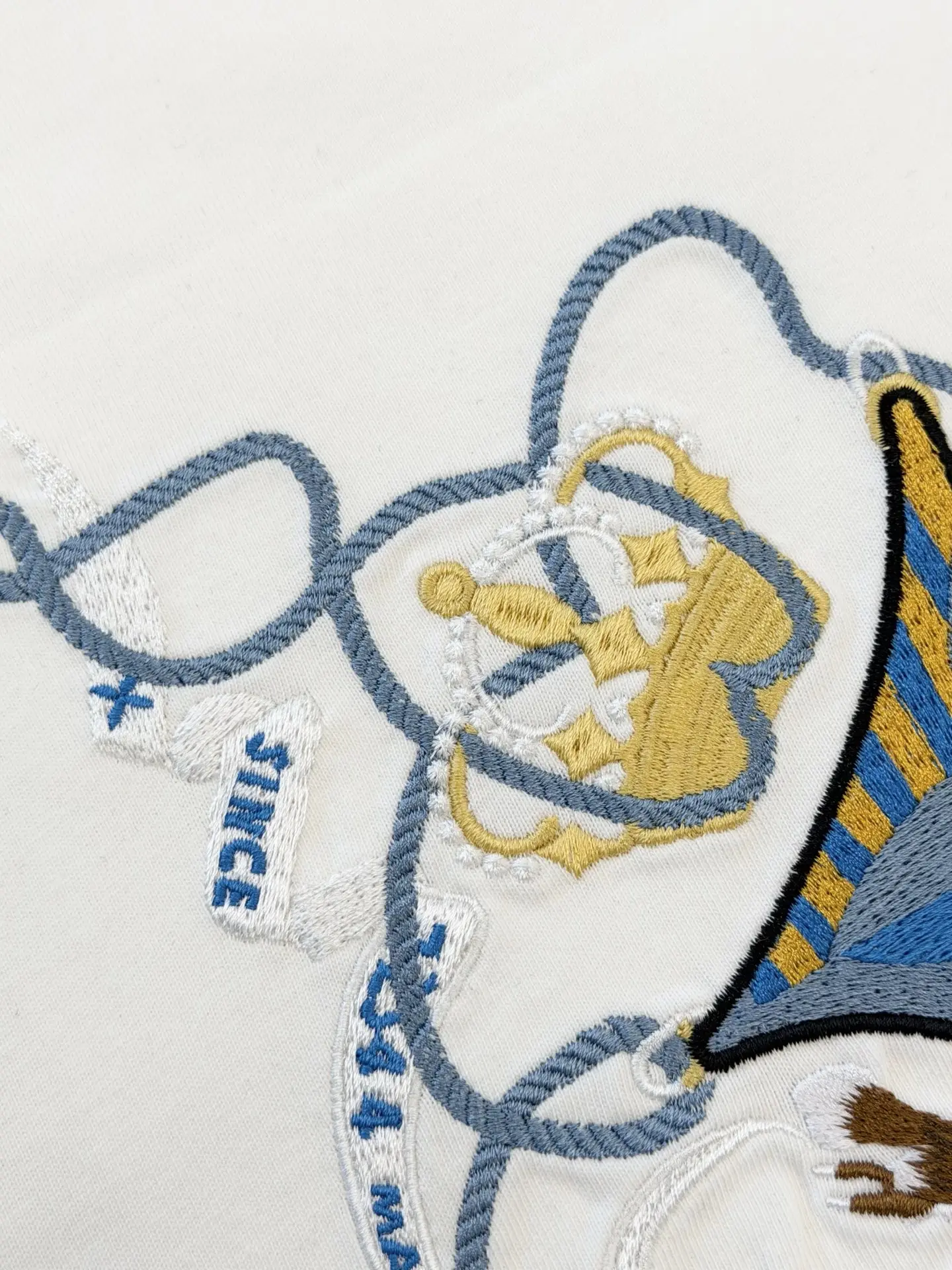 Embroidered Crown Logo Cotton T-Shirt D14013236 — view 6