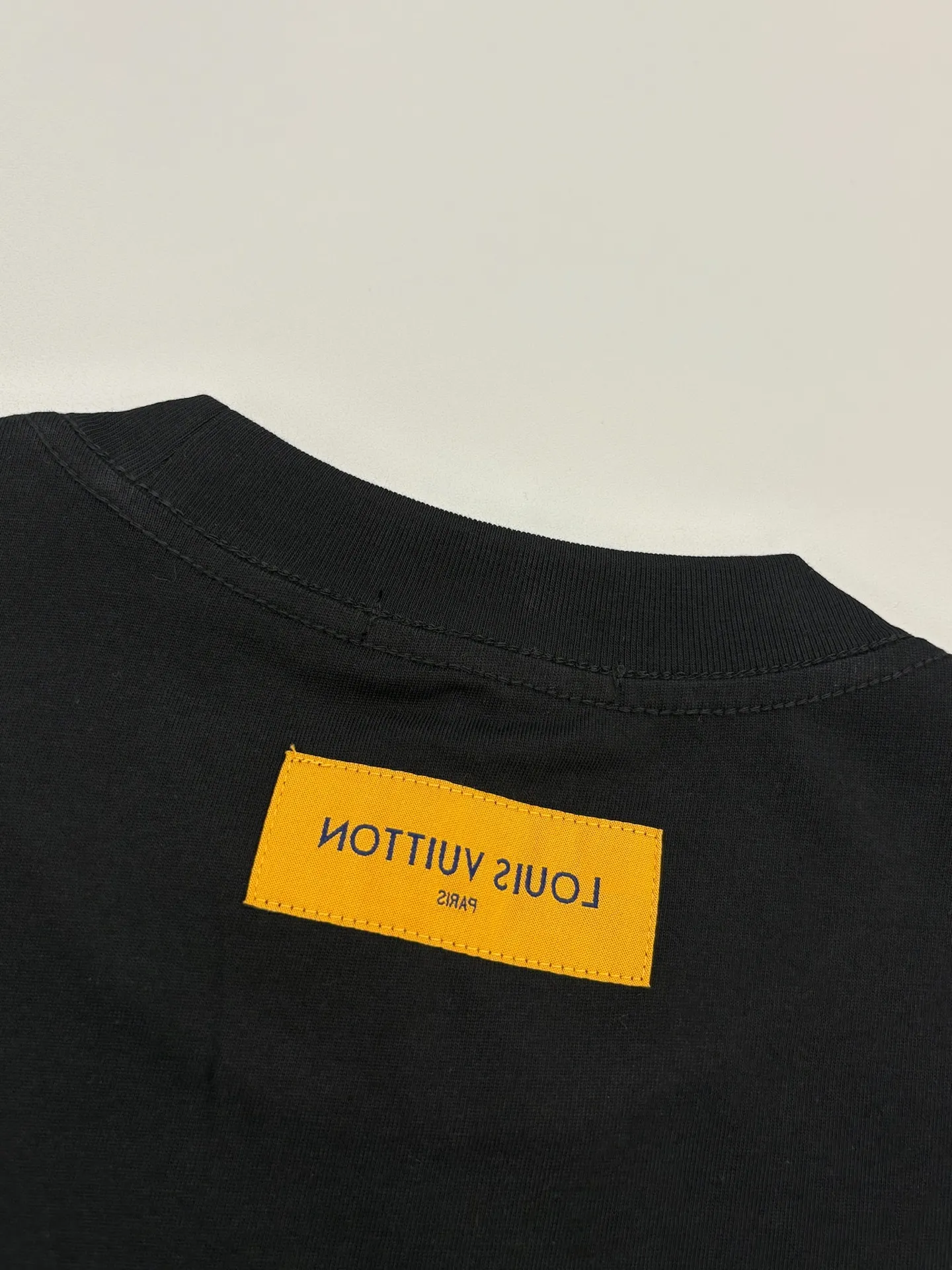 Embroidered Denim Patch Logo T-Shirt D14013387 — view 7