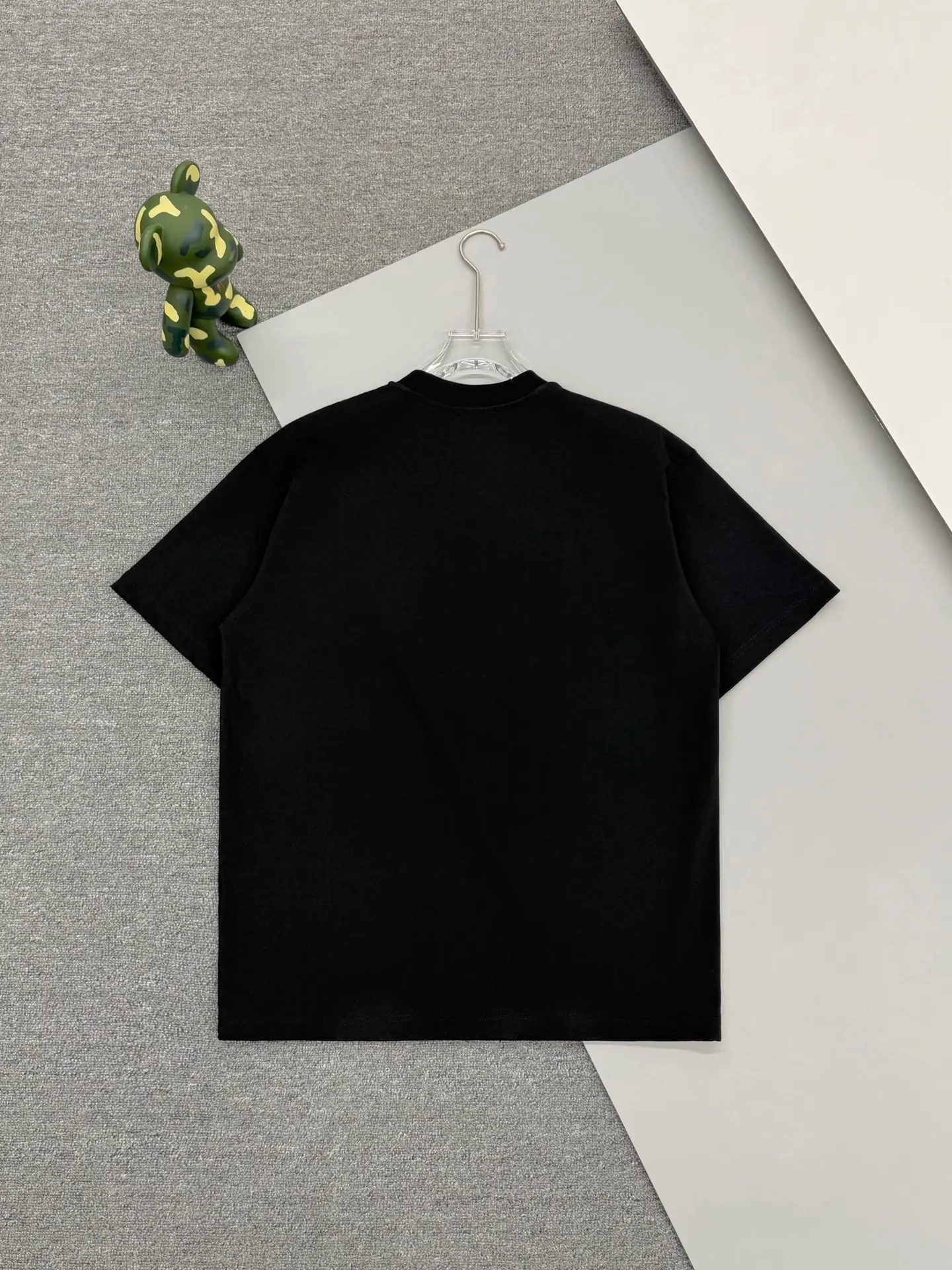 Logo Embroidery Check-Panel T-Shirt D14013070 — view 2