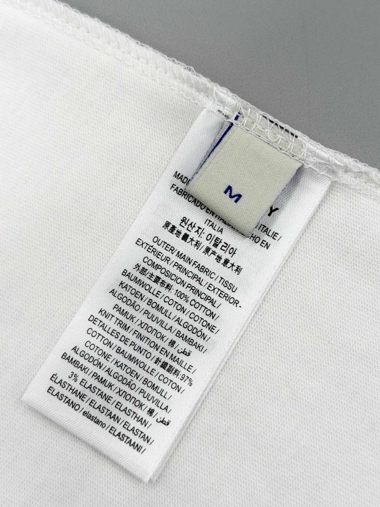 Logo Embroidered Cotton-Jersey T-Shirt D14013069 — view 7