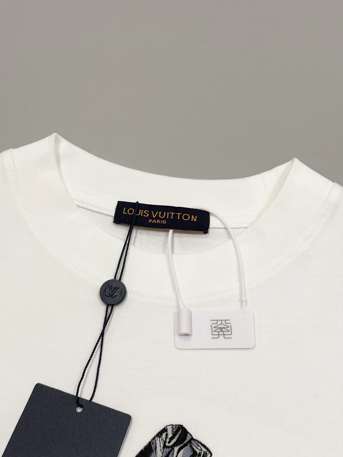 Embroidered Cowboy Lasso Cotton T-Shirt D14513398 — view 3