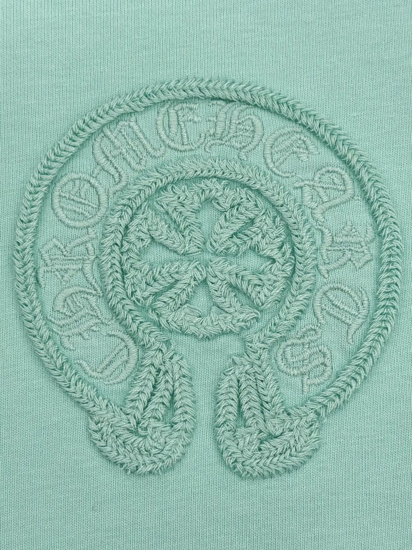 Horseshoe Embroidered Cotton T-Shirt D15013249 — view 4