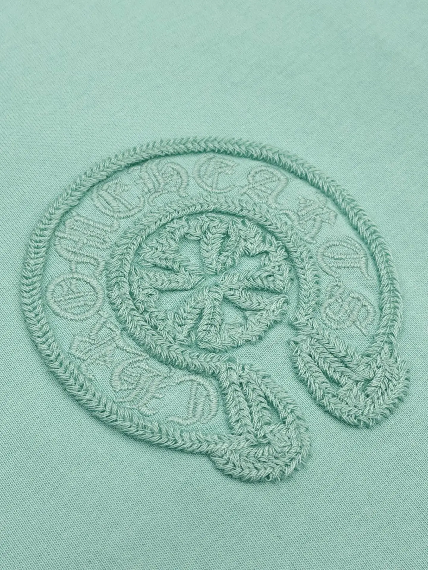 Horseshoe Embroidered Cotton T-Shirt D15013249 — view 5