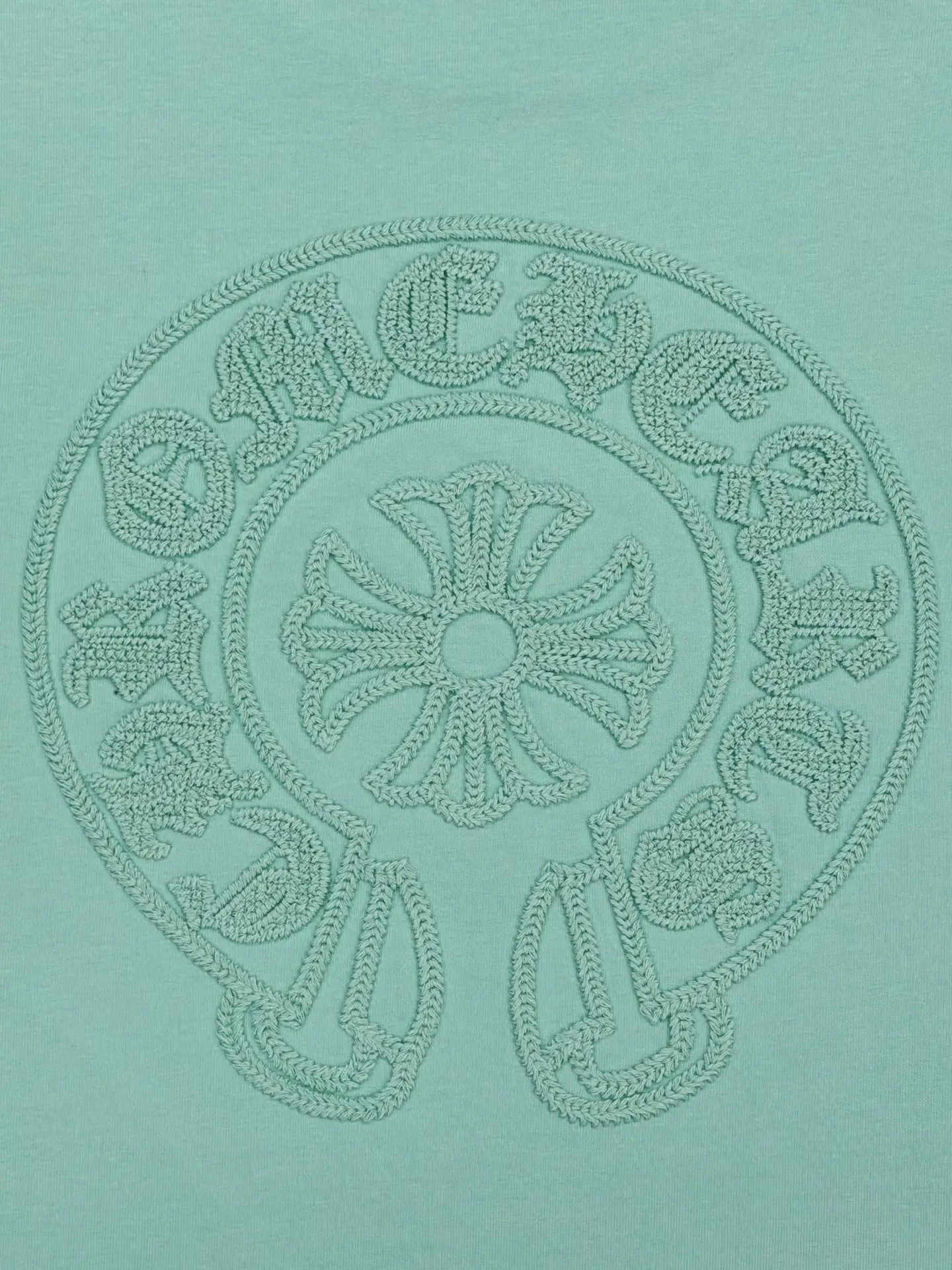 Horseshoe Embroidered Cotton T-Shirt D15013249 — view 8