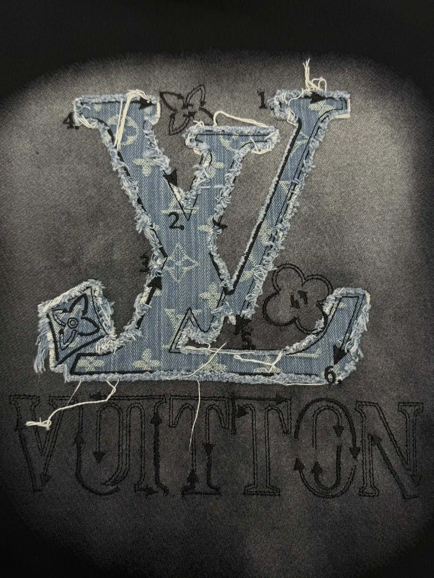 Embroidered Denim Patch Logo T-Shirt D15013247 — view 7