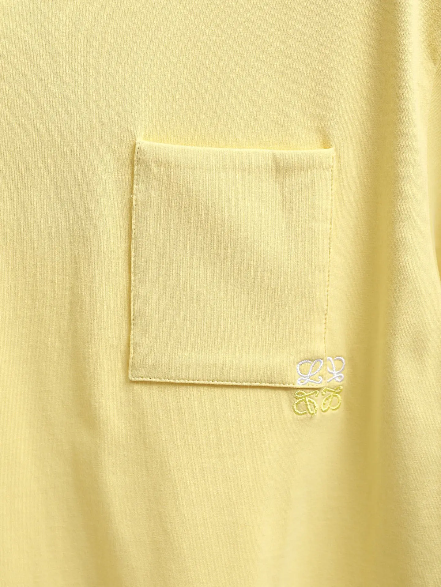 Anagram Embroidered Cotton Pocket T-Shirt D16020615 — view 3