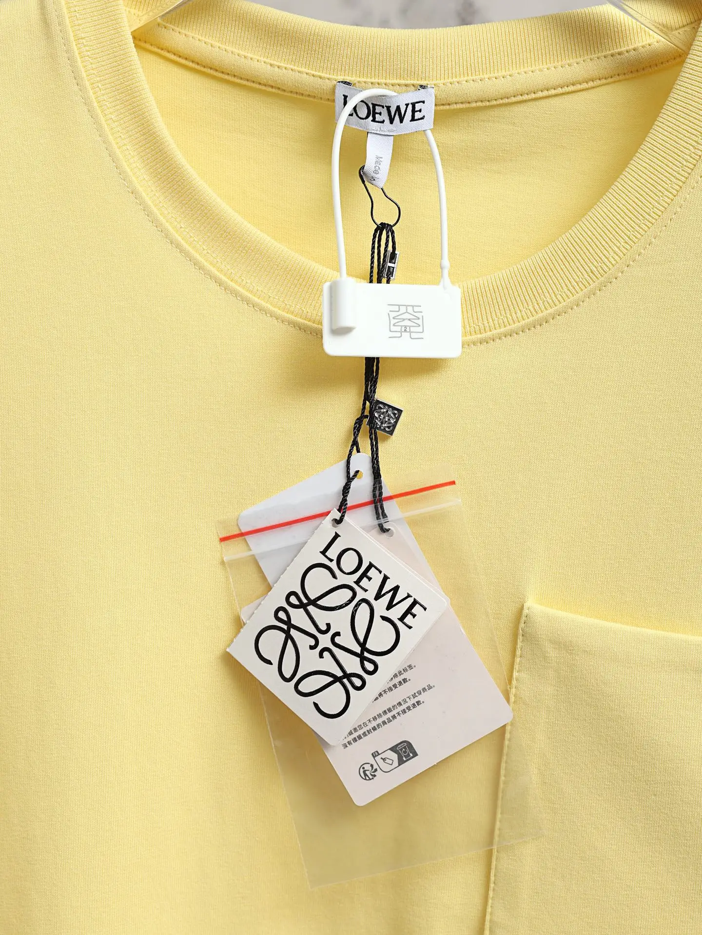 Anagram Embroidered Cotton Pocket T-Shirt D16020615 — view 4
