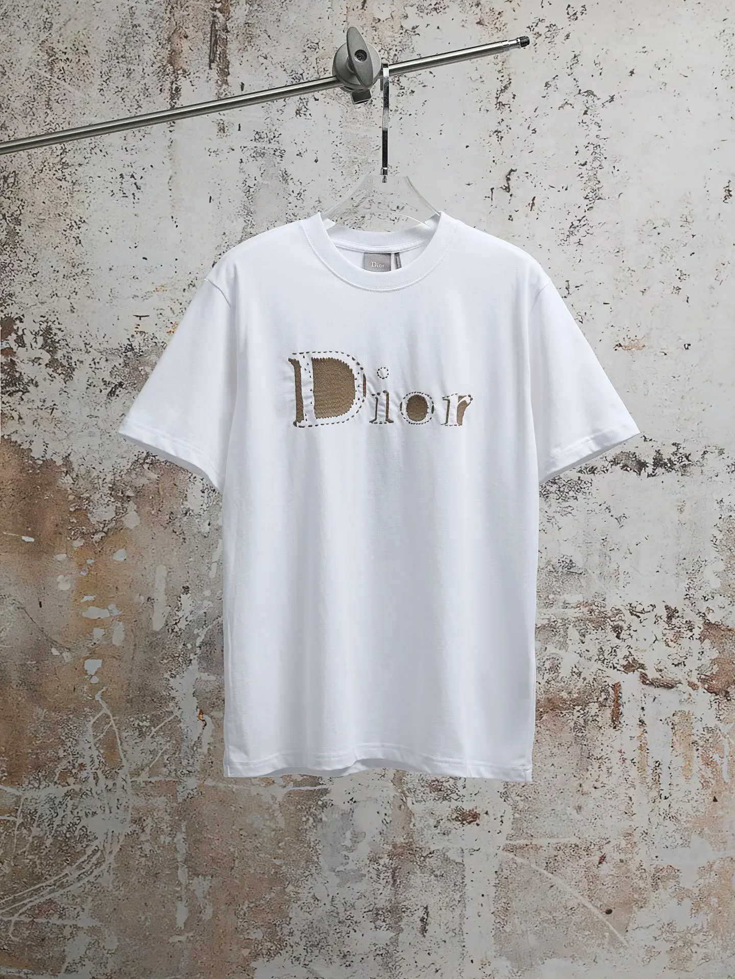 Embroidered Logo Cotton Jersey T-Shirt D16520646